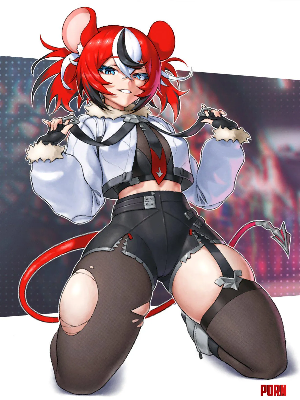 Jane Baelzzz skairoku Zenless Zone Zero X Hololive by A_MASSIVE_PERVERT