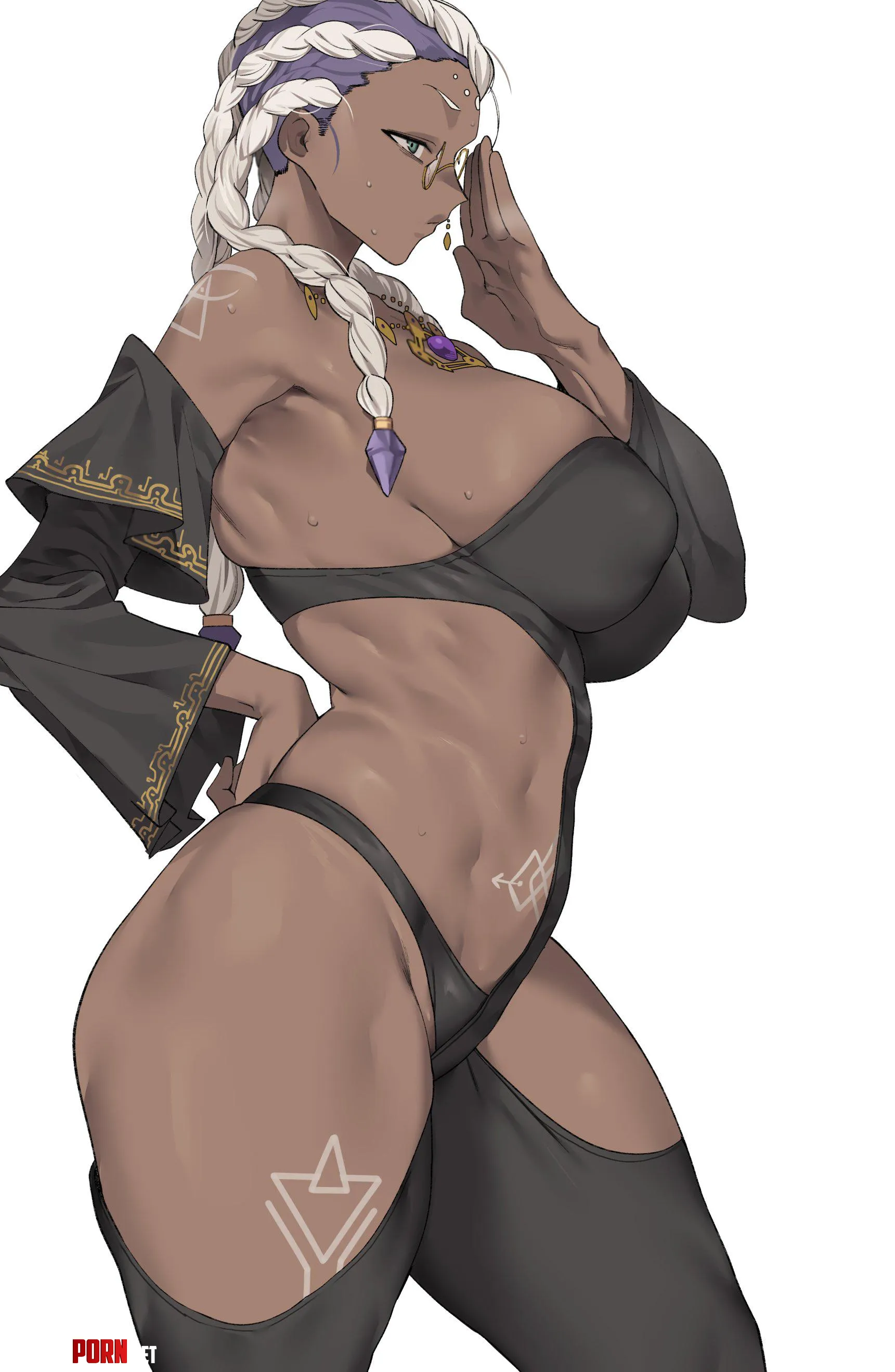 Mama Dolores side profile The King of Fighters 15 by hobgoblin2501