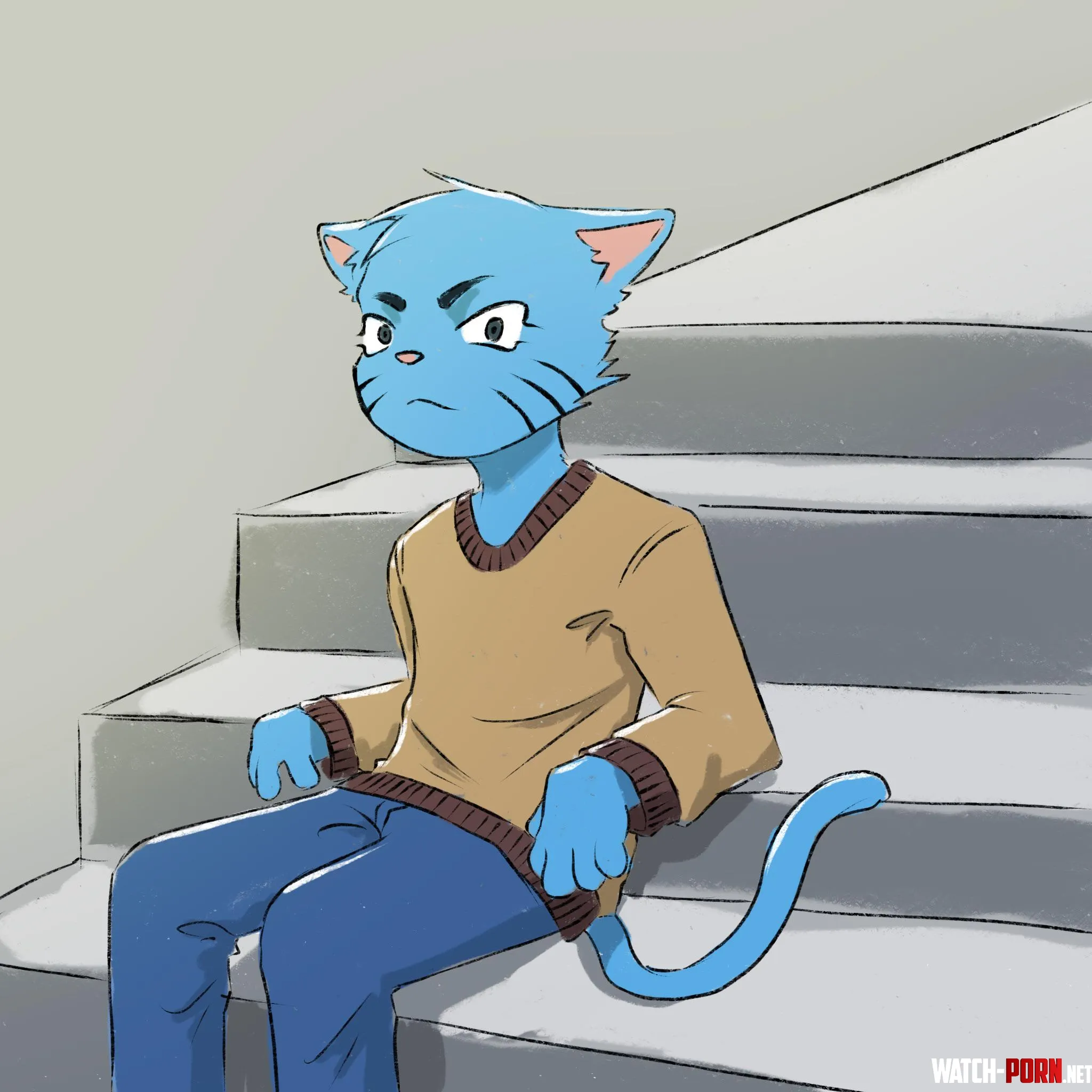 Furry gumball  fanart  by Suziii_vj