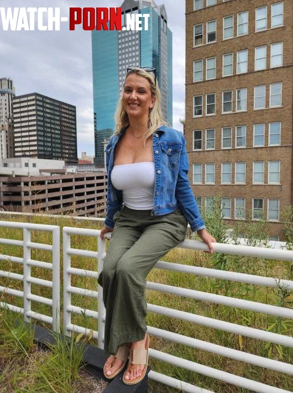 I bet people wondered about the busty blonde at the library that day 46f slutwife by Mrs_Englewood