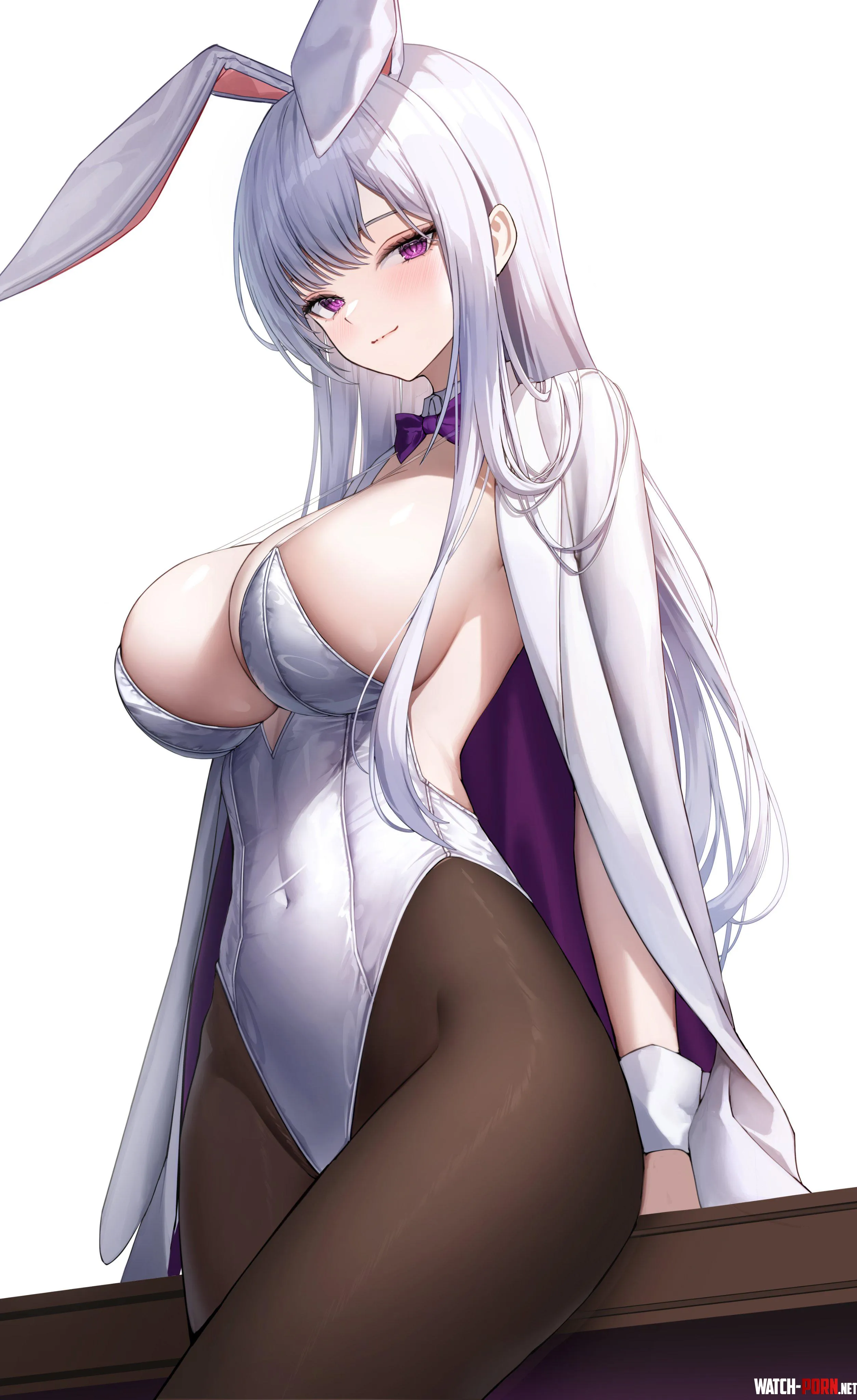 Silver Bunny Girl  by CheetahSperm18