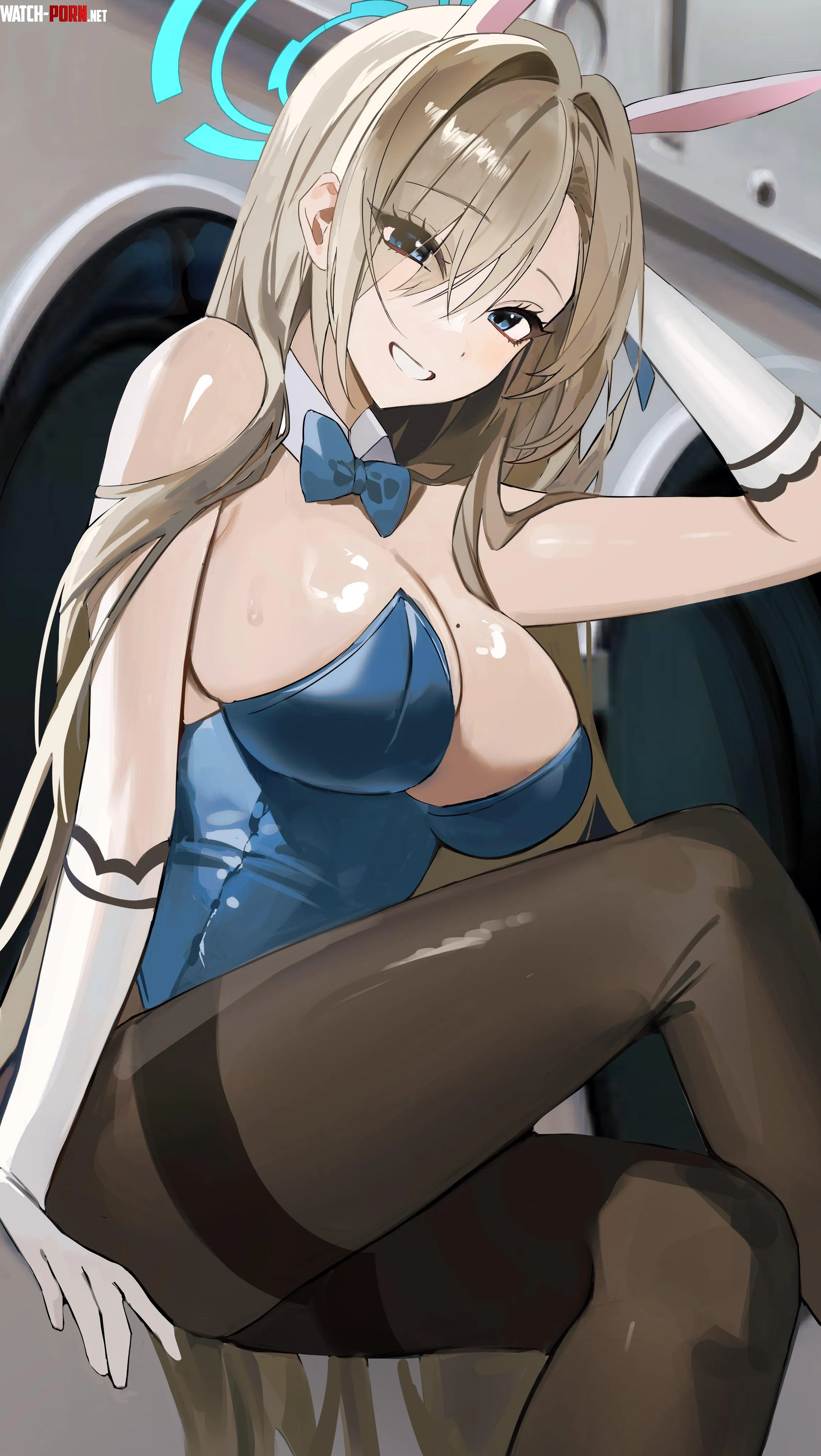 Laundromat Bunny Asuna Blue Archive by CheetahSperm18