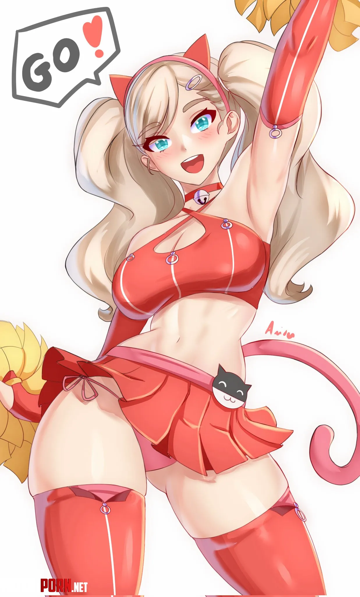 Ann taking up cheerleading Persona by Terran117
