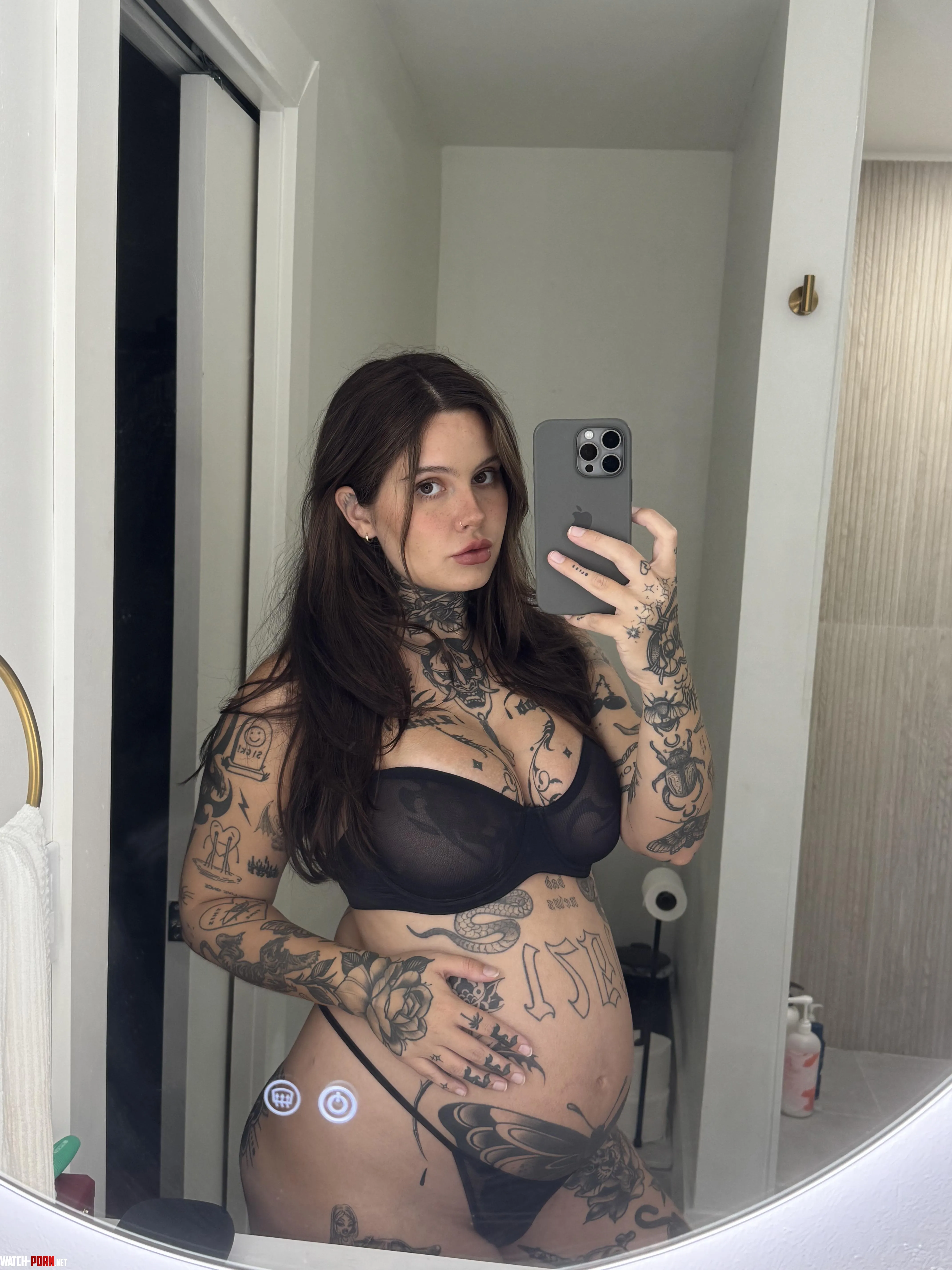 Would you admire to suck on my pregnant tits by SpicyxxBunny