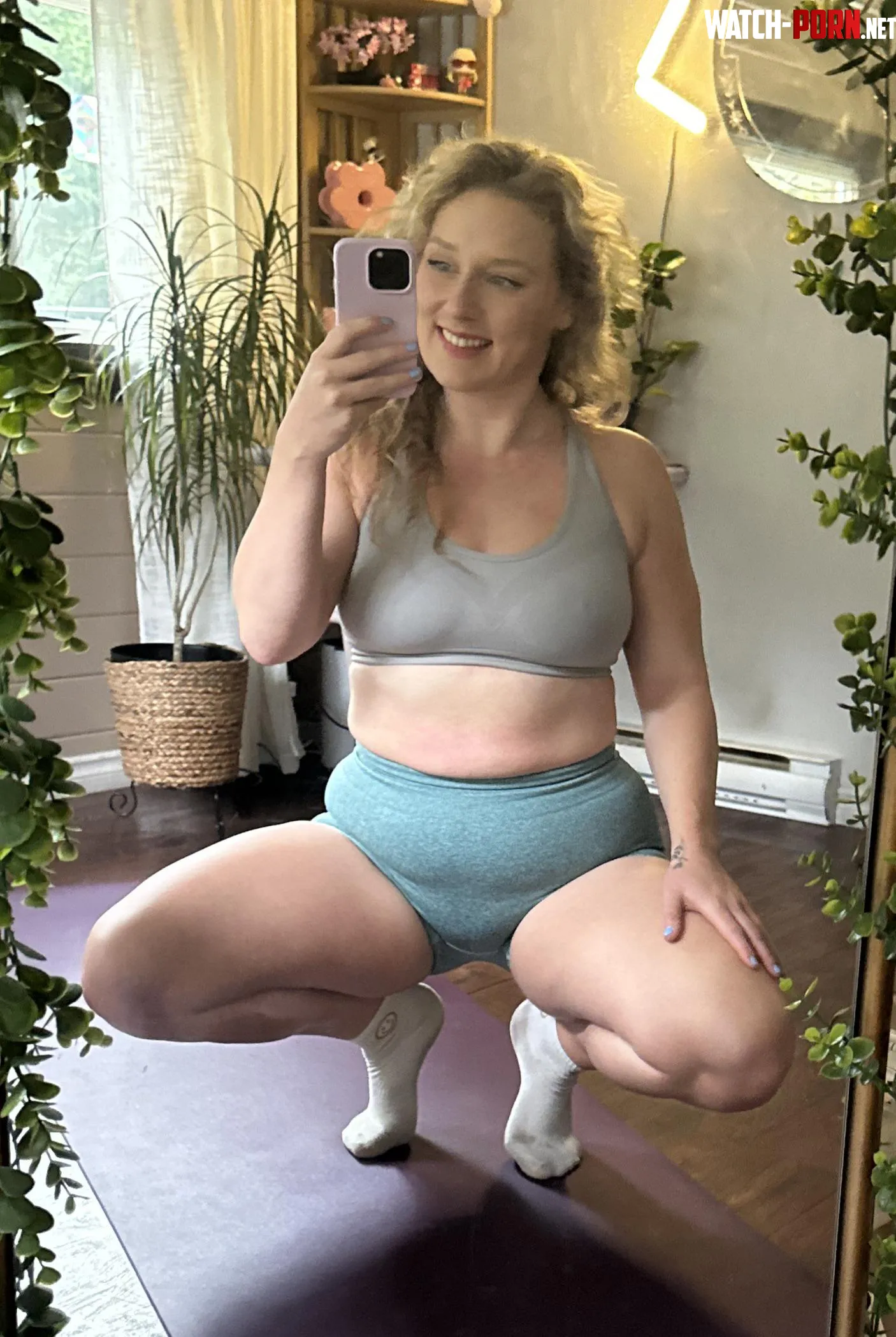 At home yoga session by bootyliciousangel