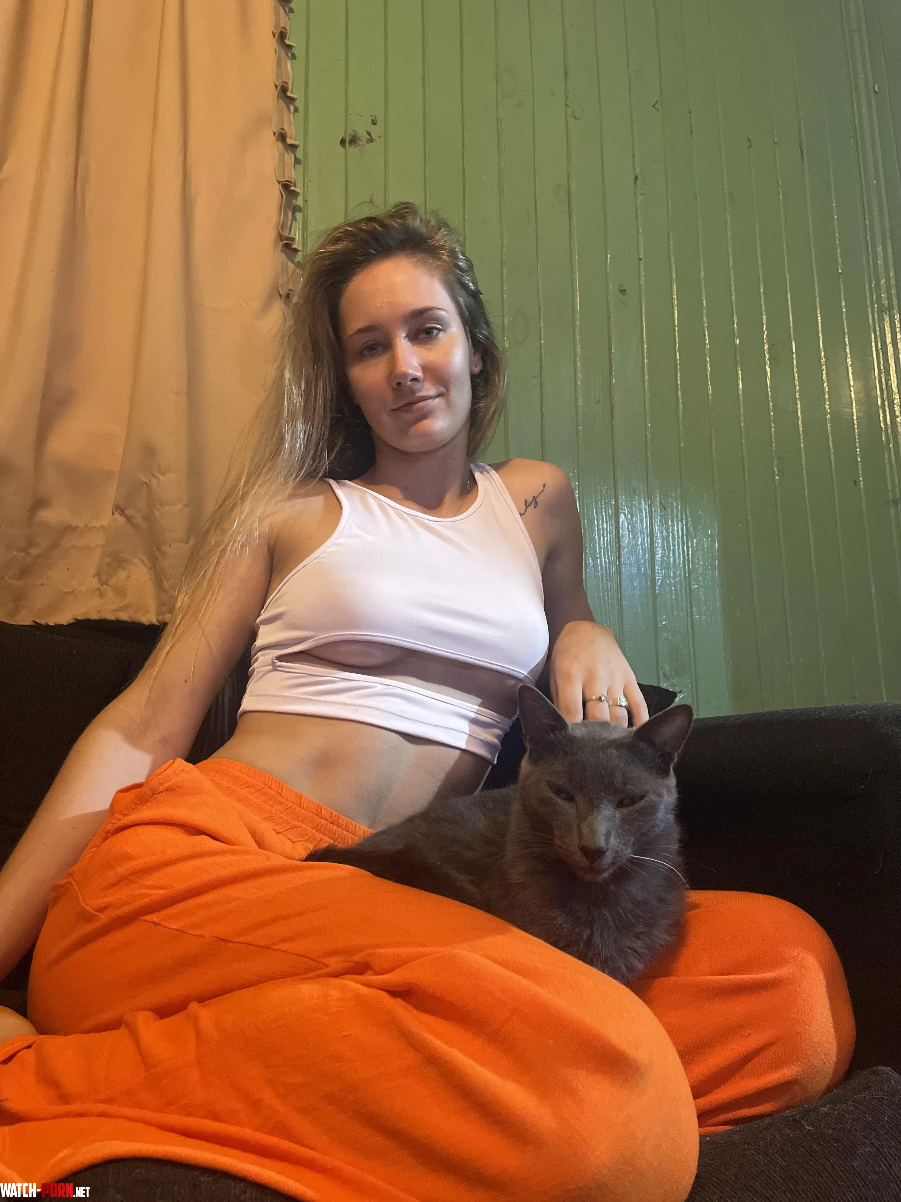 This crop top is so comfortable that it feels like it was made for me by GuiltilyMobilize11