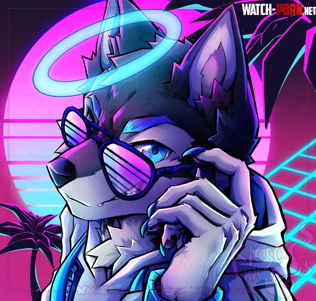 Retrowave FBL badge by Riesan