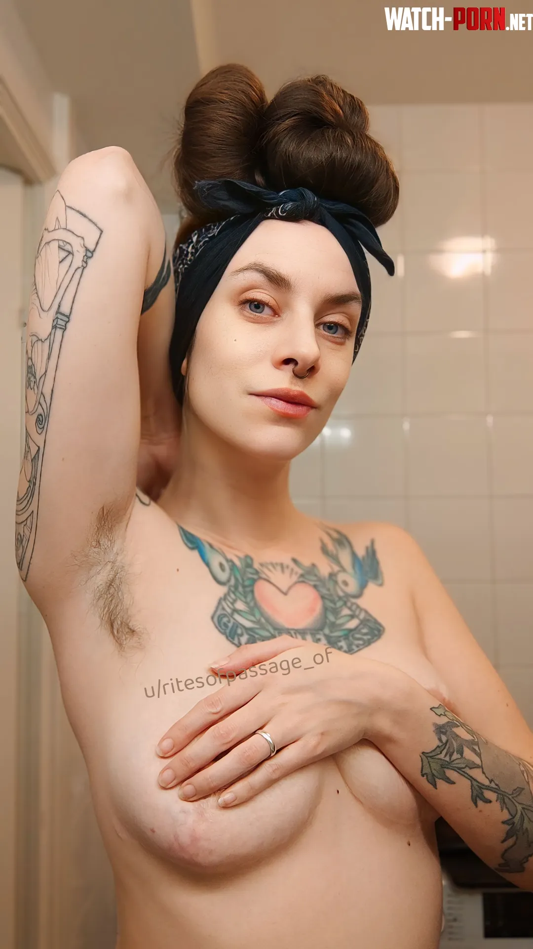 Maybe I should put hair rolls in my pits too Glam them up a little  by ritesofpassage_of