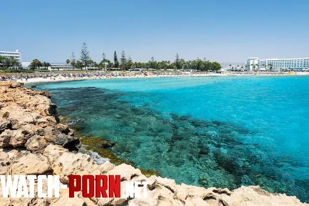 Beach in Ayia Napa Cyprus Island Mediterranean Sea by Stock-Olive
