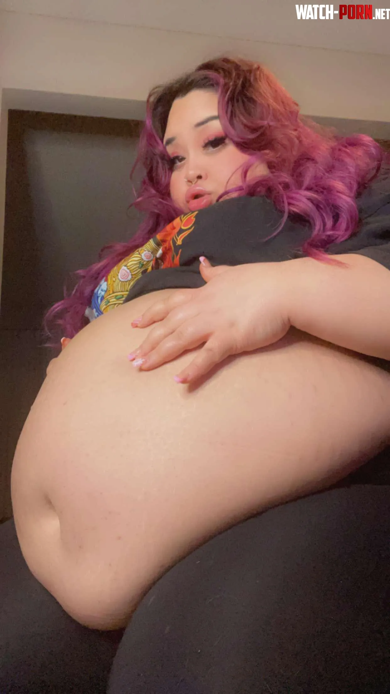 Just a lil stuffed  by LunaValeBBW