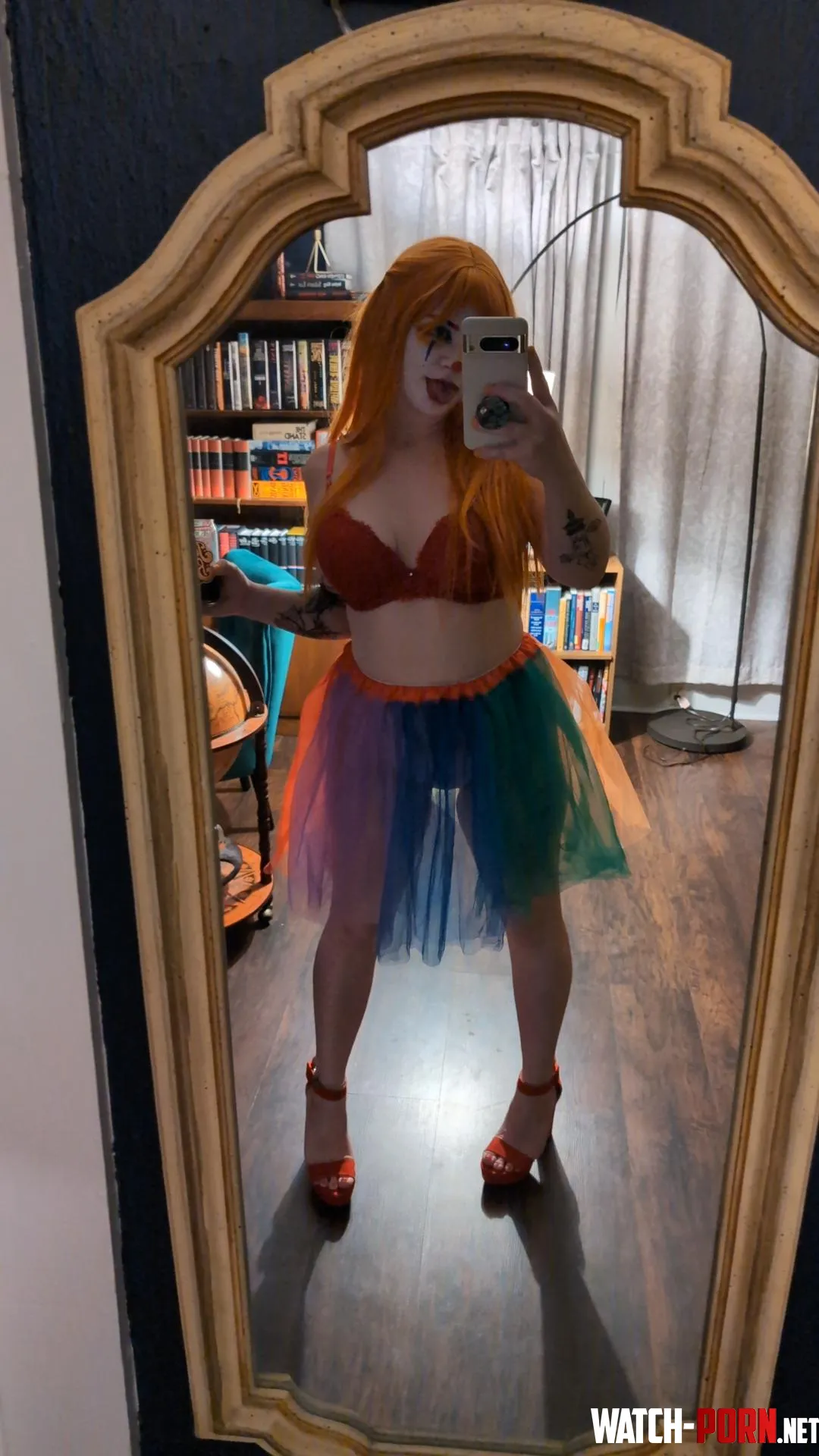 Just a clowngirl playing Infront of her mirror  by KinkeeKlown