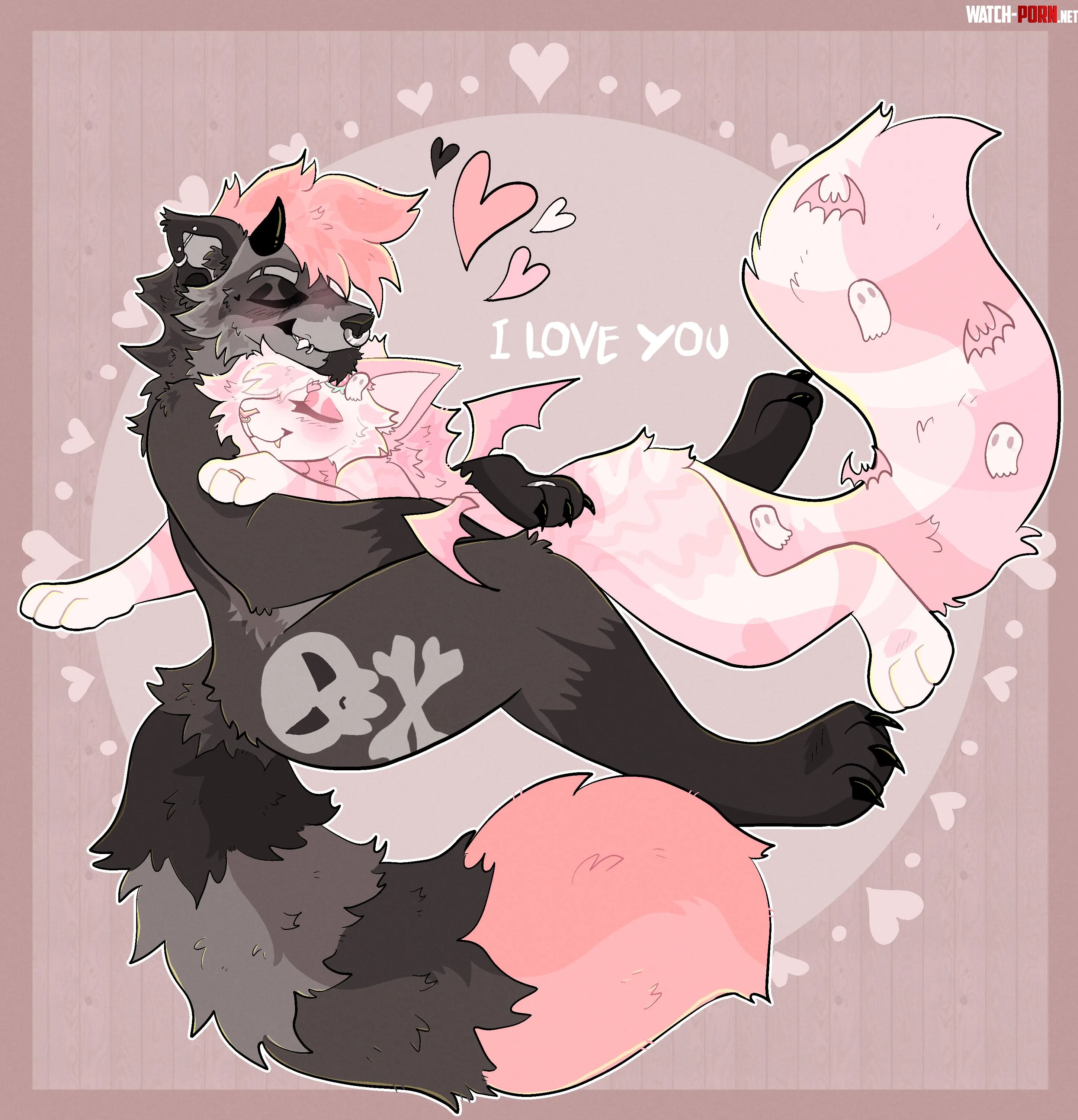 Big snuggles  Art By Me Neapawlitan by Neapawlitan
