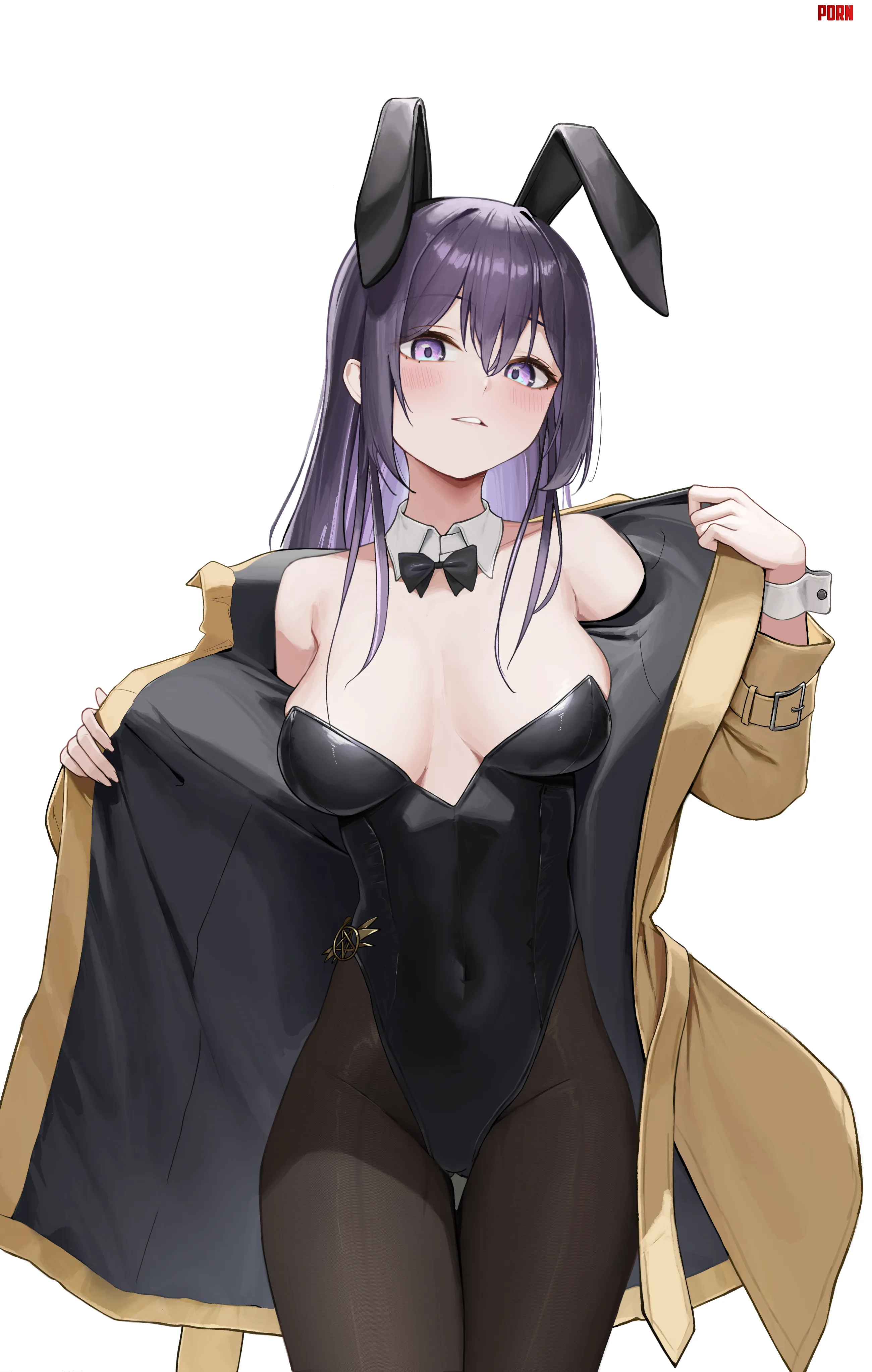 Trench Coat Bunny  by CheetahSperm18