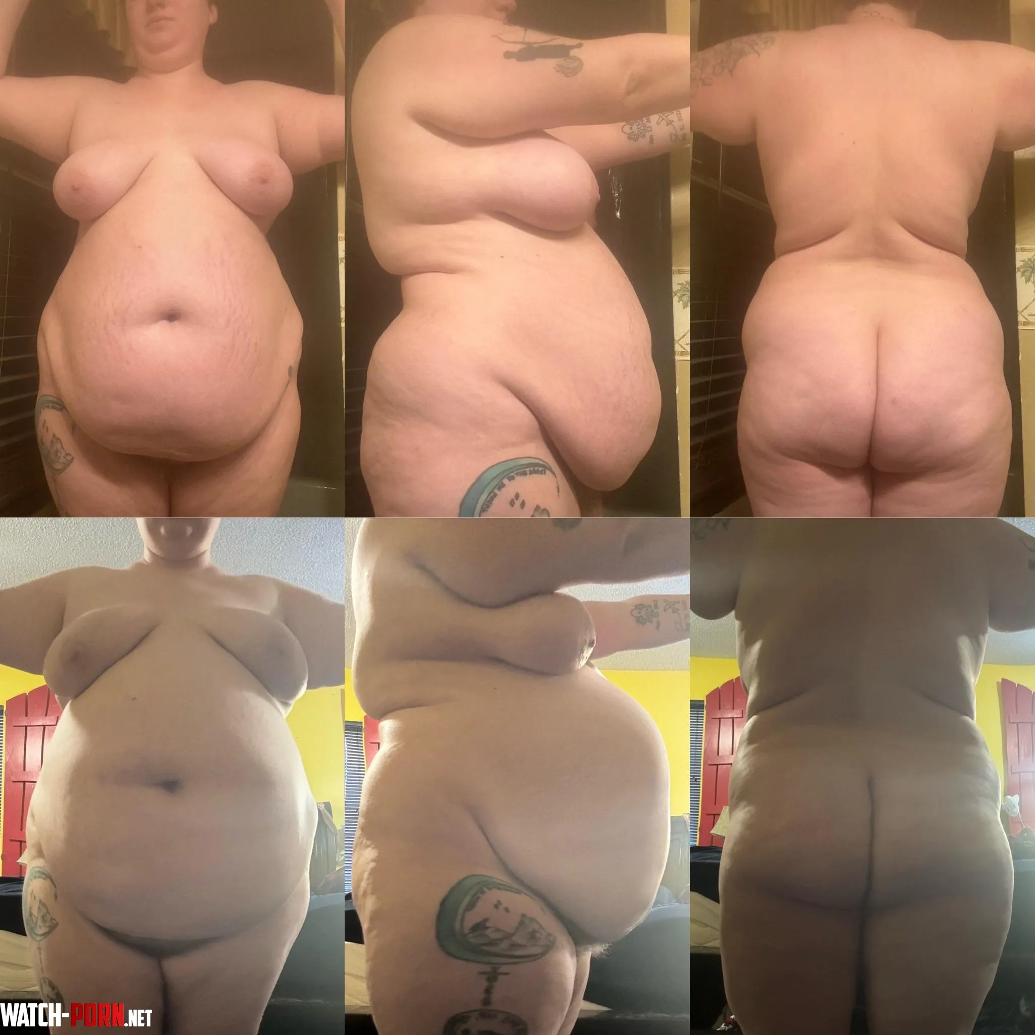 One week of gluttony and overindulgence really added 14lbs to my frame is it all in my upper belly by Plumpmeup6224