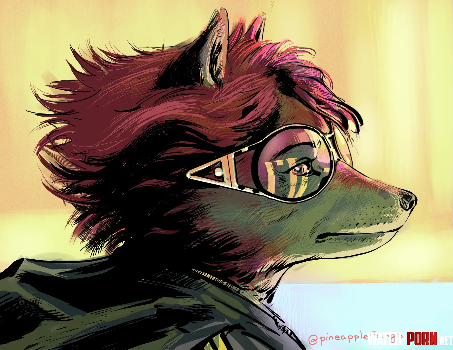 Todays character  art by me pineapplefangs by PineappleFangs