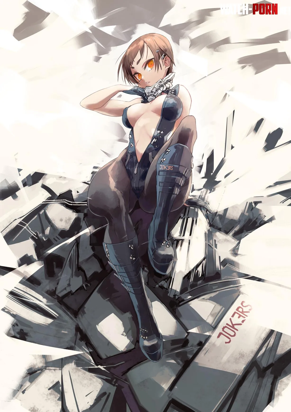Kei from WiFi Wars Speedometer  Post Apocalyptic Version Original by Mangatellers