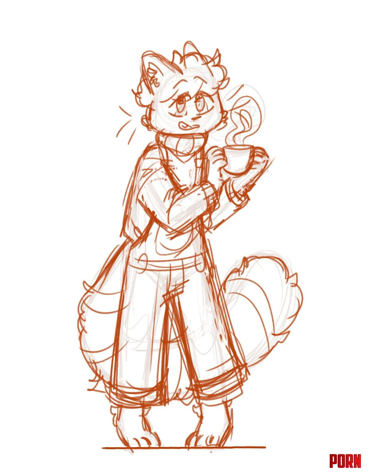 Sketch of an adoptable Im making  by Re_not_Rob