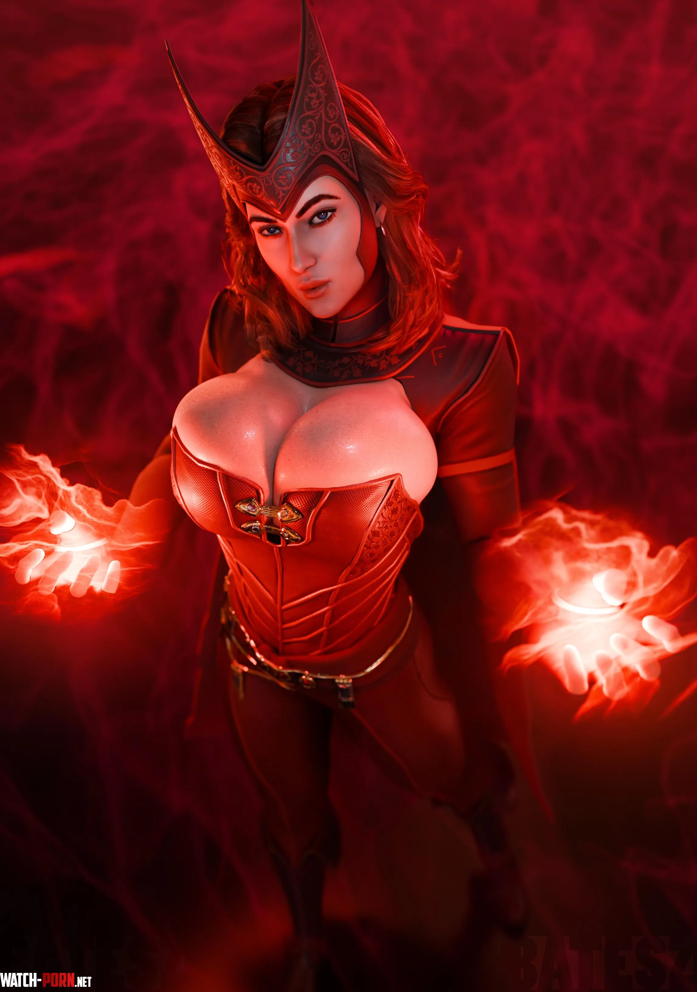 Scarlet Witch Batesz Marvel by EroMestre