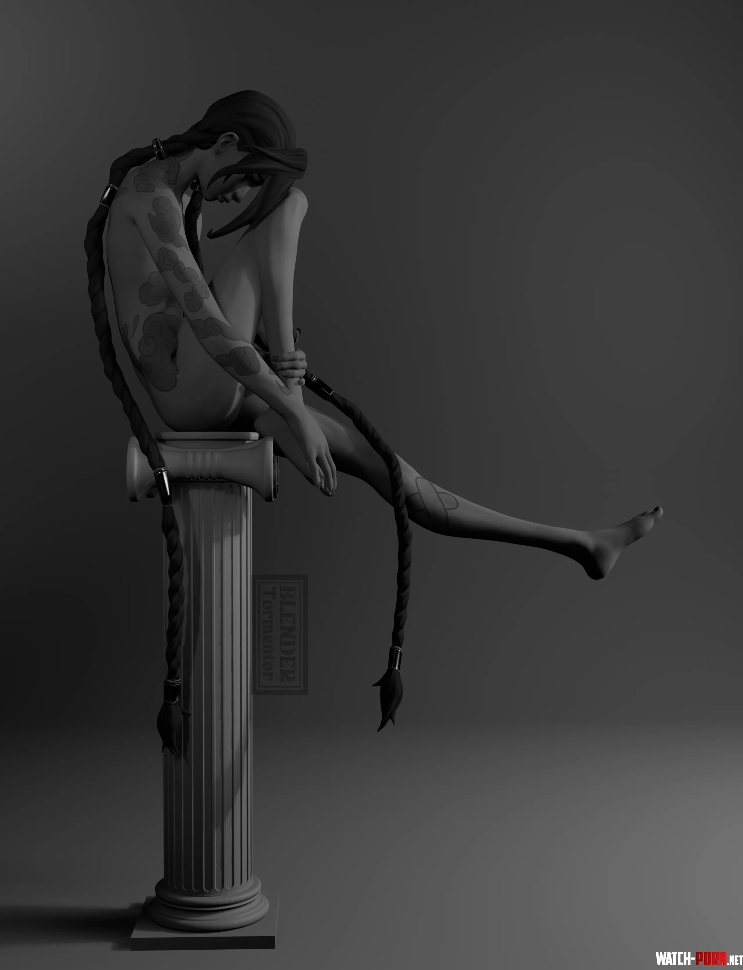 Tasteful Jinx GreyscaleBlenderTormentor by BlenderTormentor