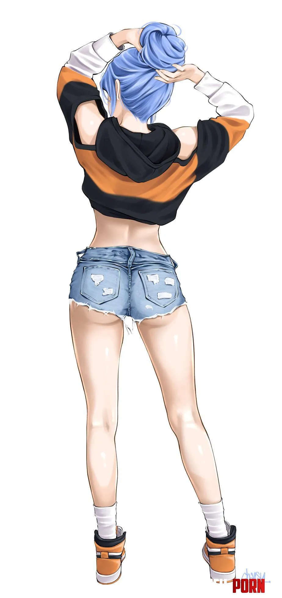Cute Hair bun Original by Silent_Steak_9540