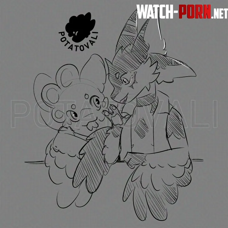 Another doodle Art by me by Potatovali
