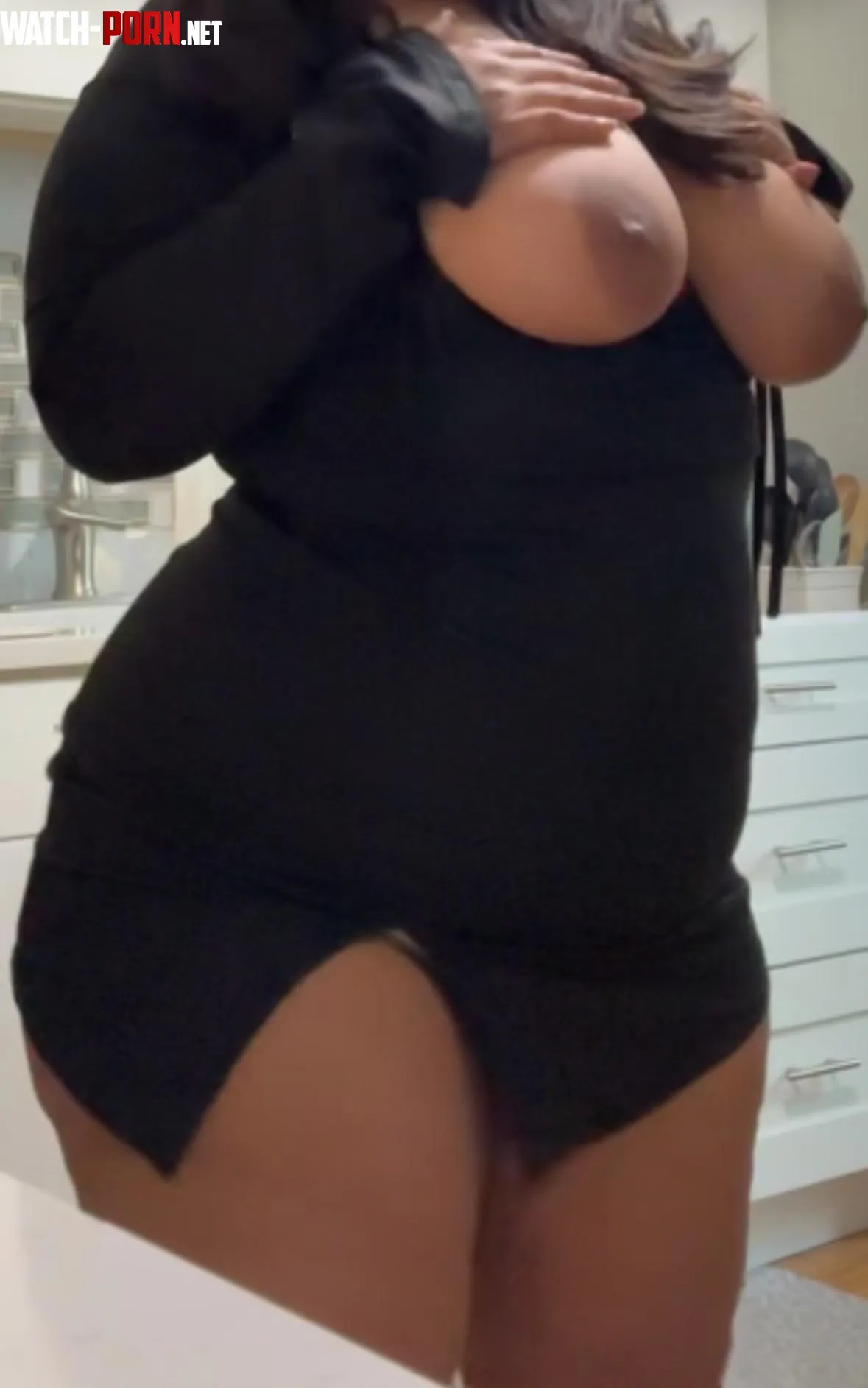 Little Black Dress by FattyKittyMeow