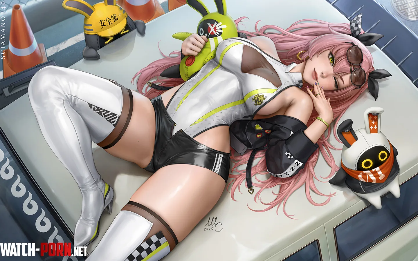 Race Queen Nicole Sciamano240 Zenless Zone Zero by llamanatee