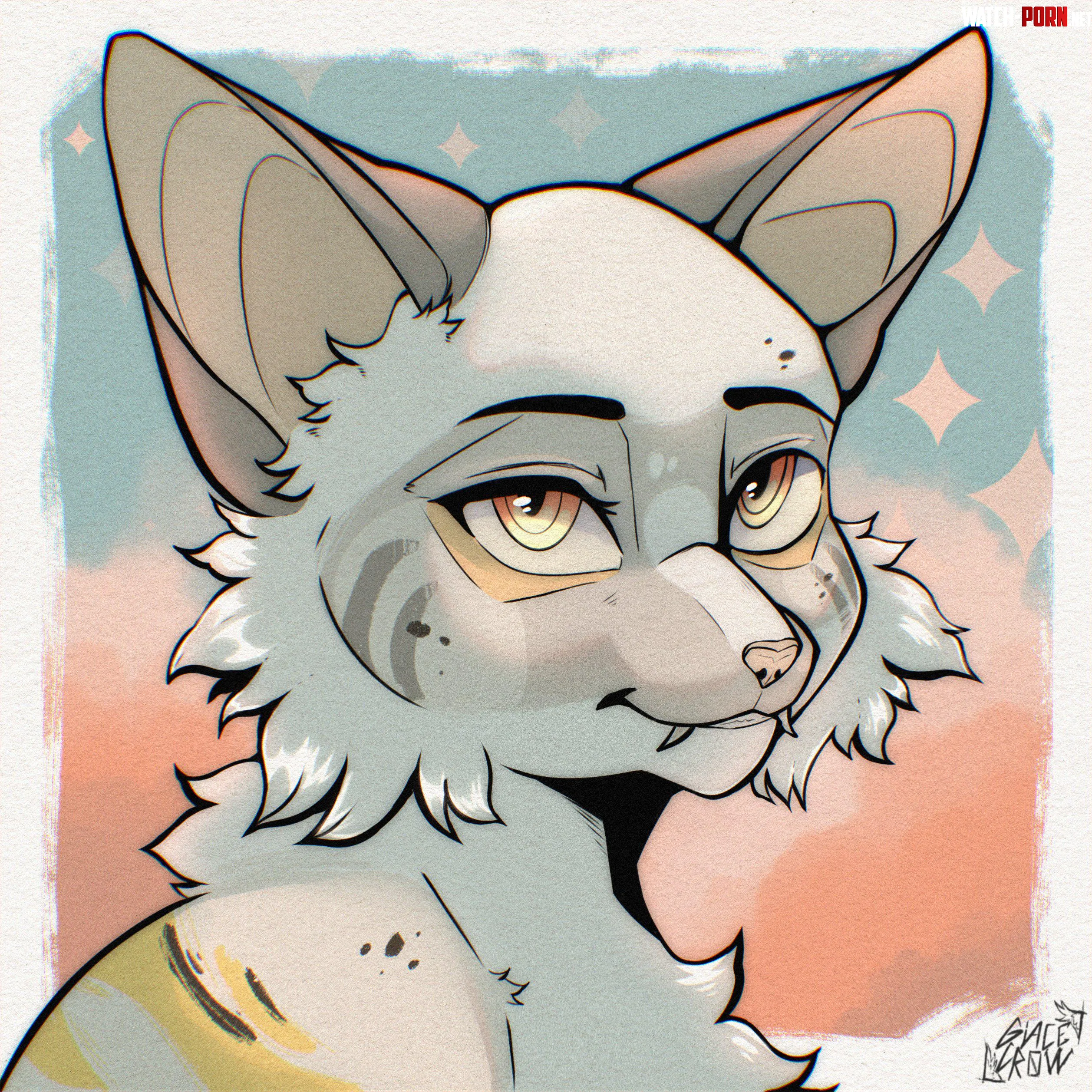 Starry  Icon commission art by me by frostcorvid