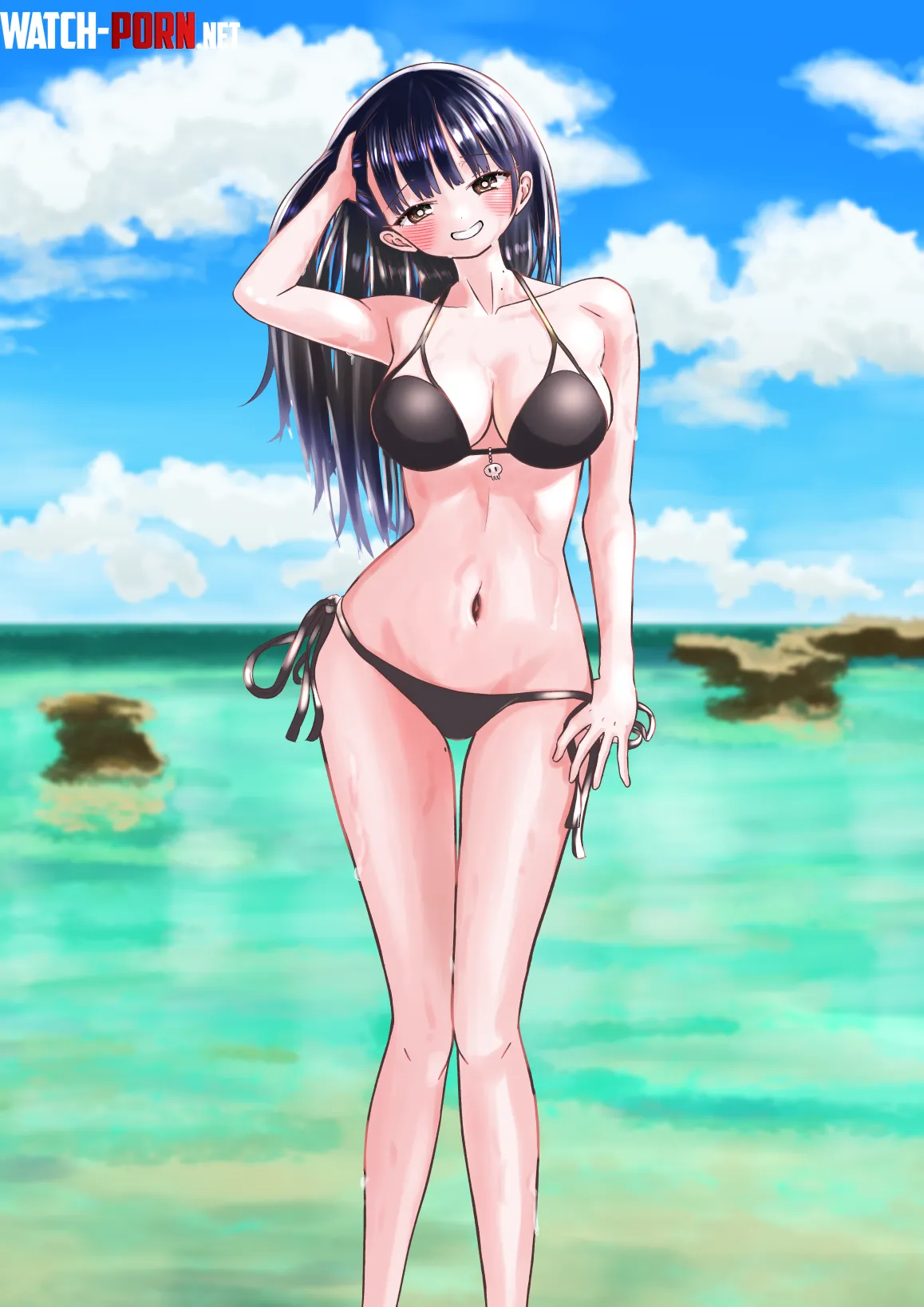 Anna Yamada Modeling In Her Bikini  by Csxc
