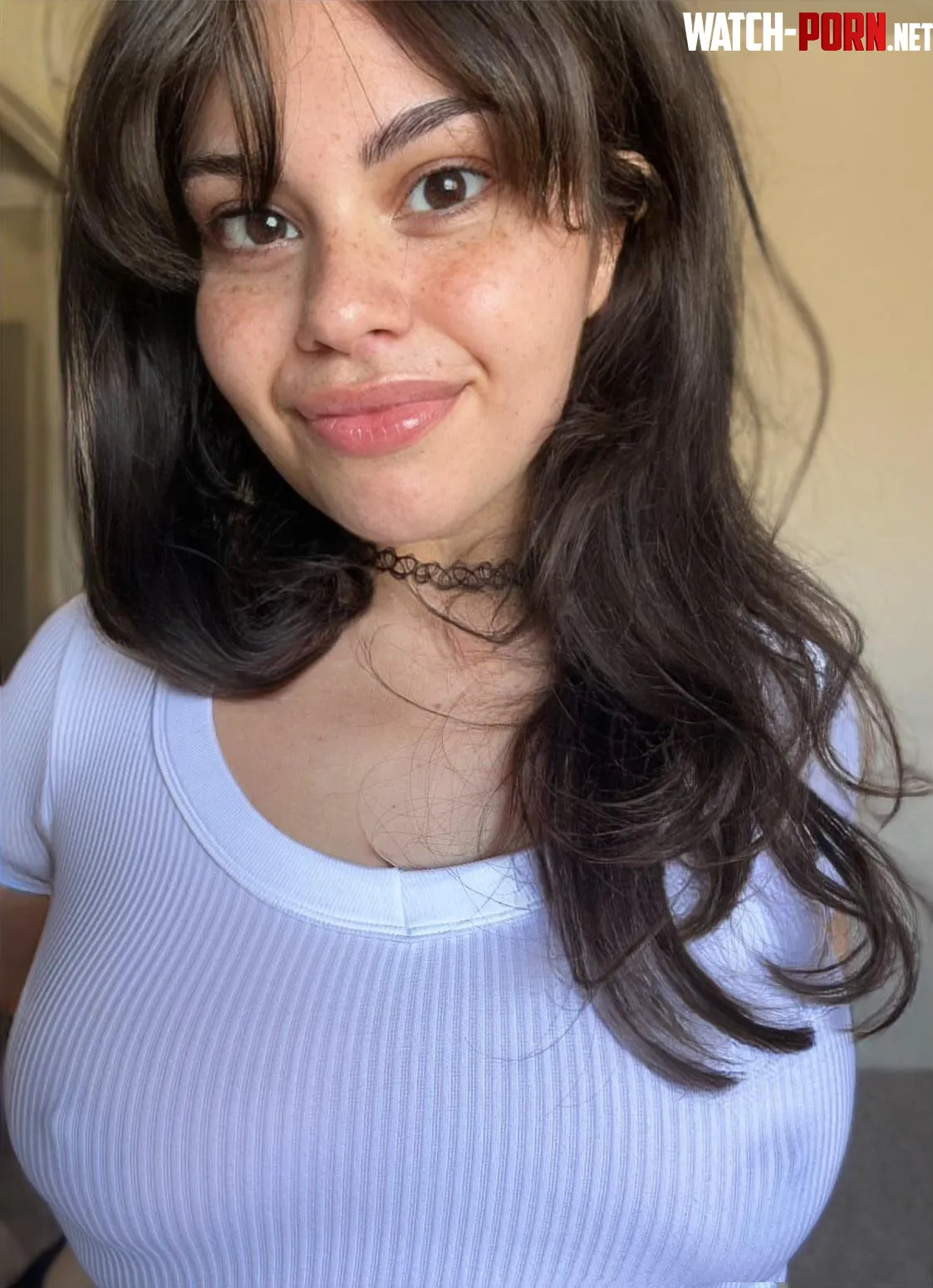 Braless in white do you like  by mollyzedolly