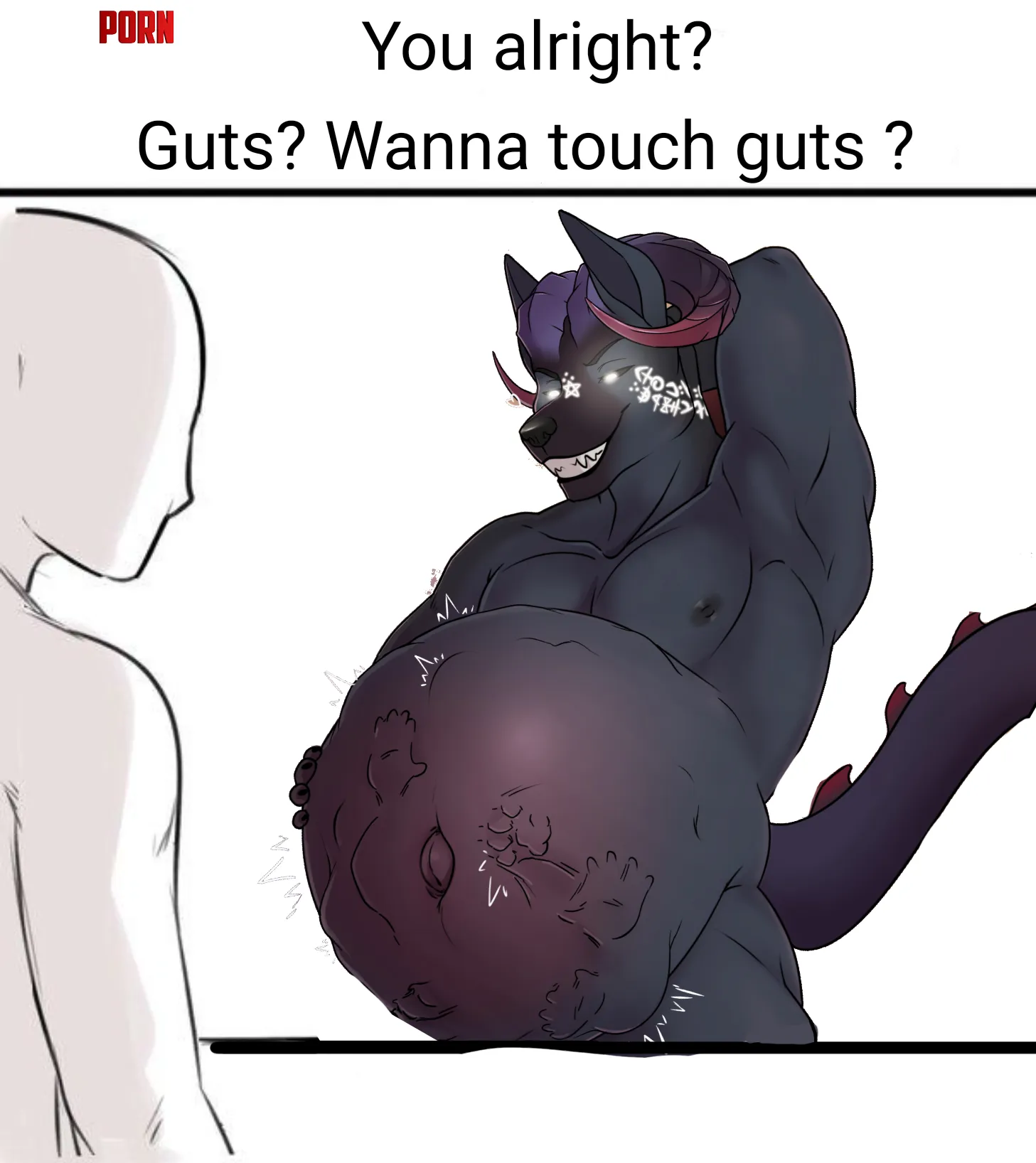 image An art of my oc cropped for this meme by crossofoxy