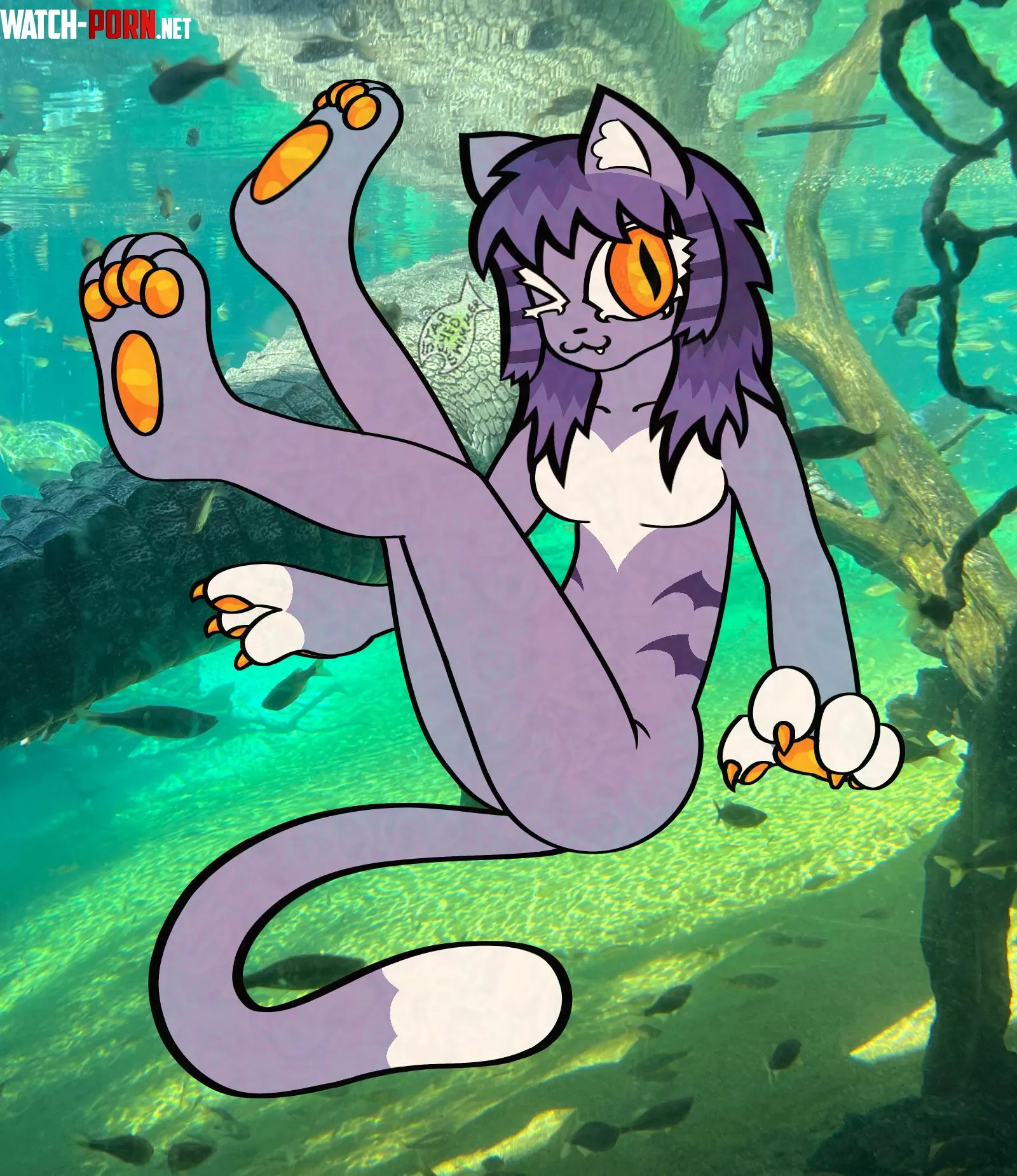 Quick Dip gtlt OC by stareyedswimmerart