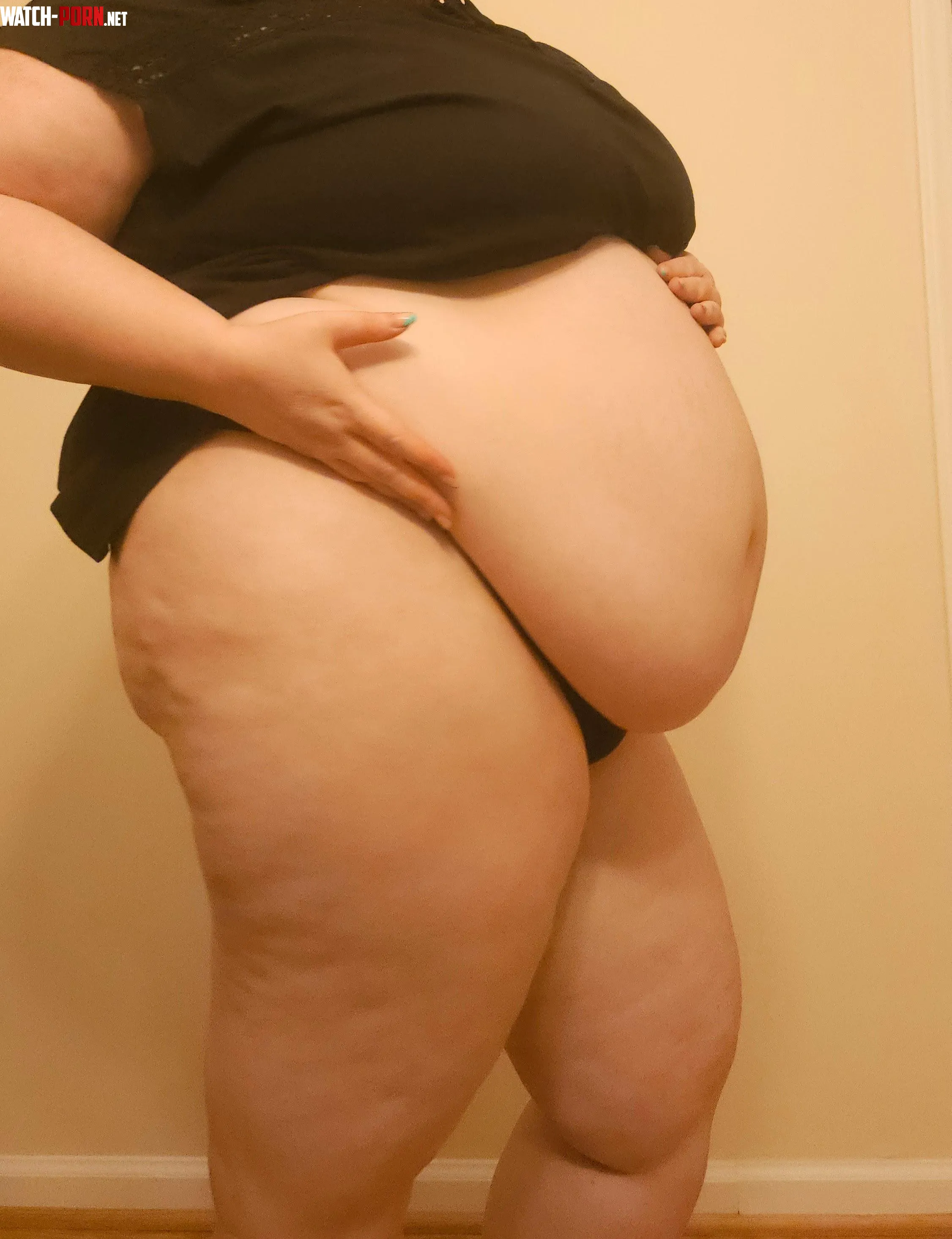 A belly so full you cant help but rub it by AthenaHeavy