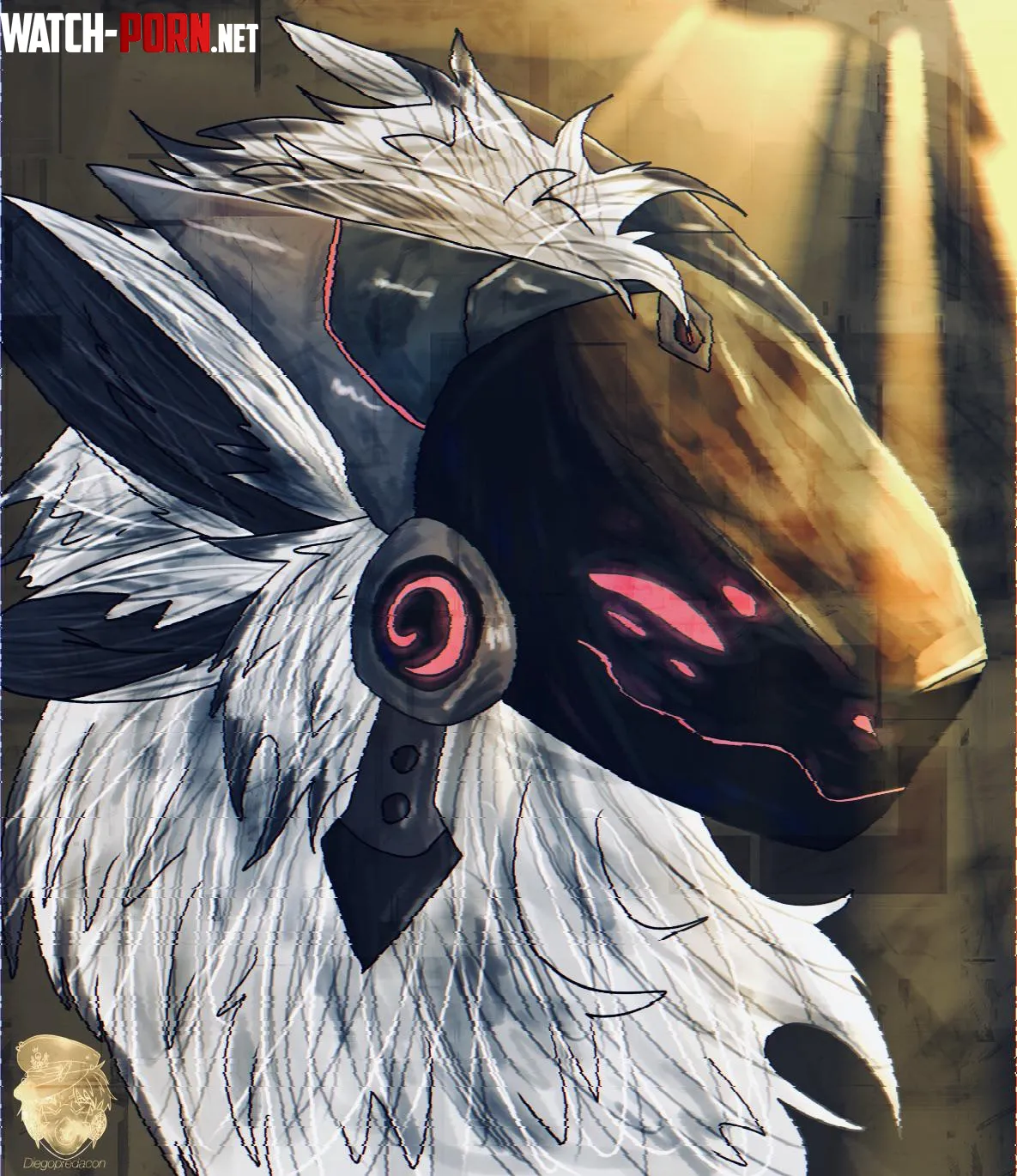 I present to you a protogen  by DiegoPredacon