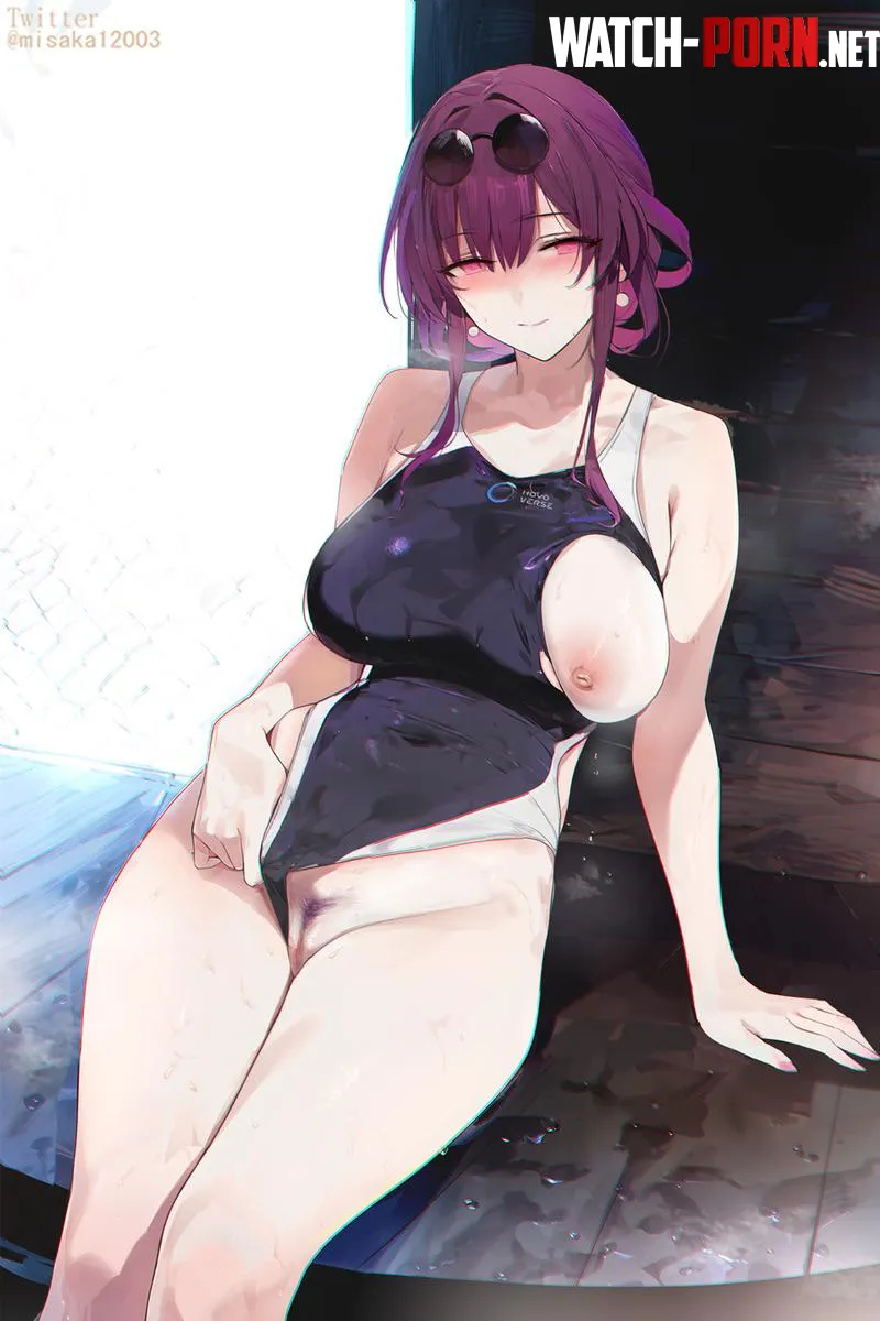 Kafka after swim practice HSR misaka120003 by MindlessCell22