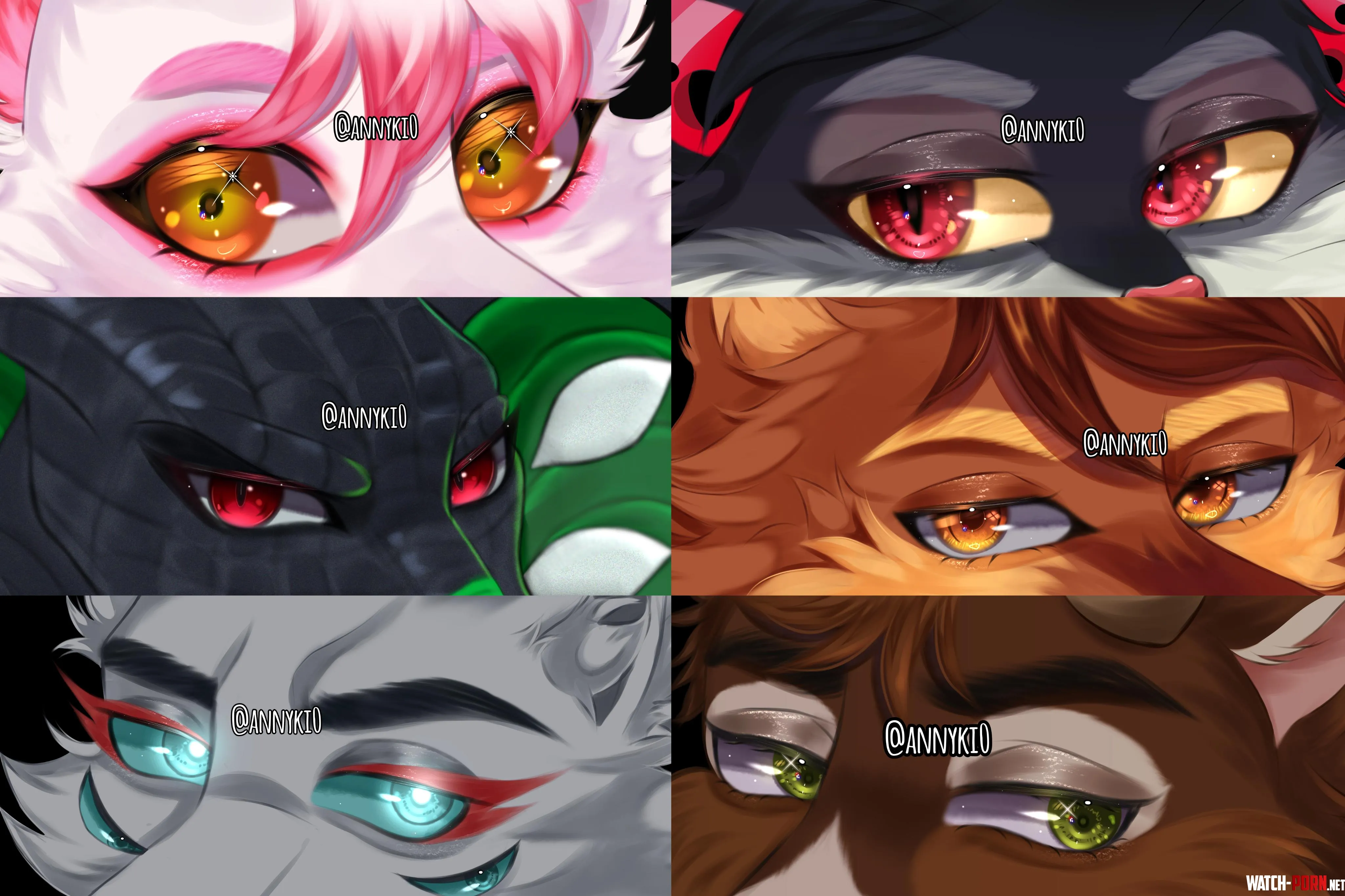Some comms Art by me by Annyki0
