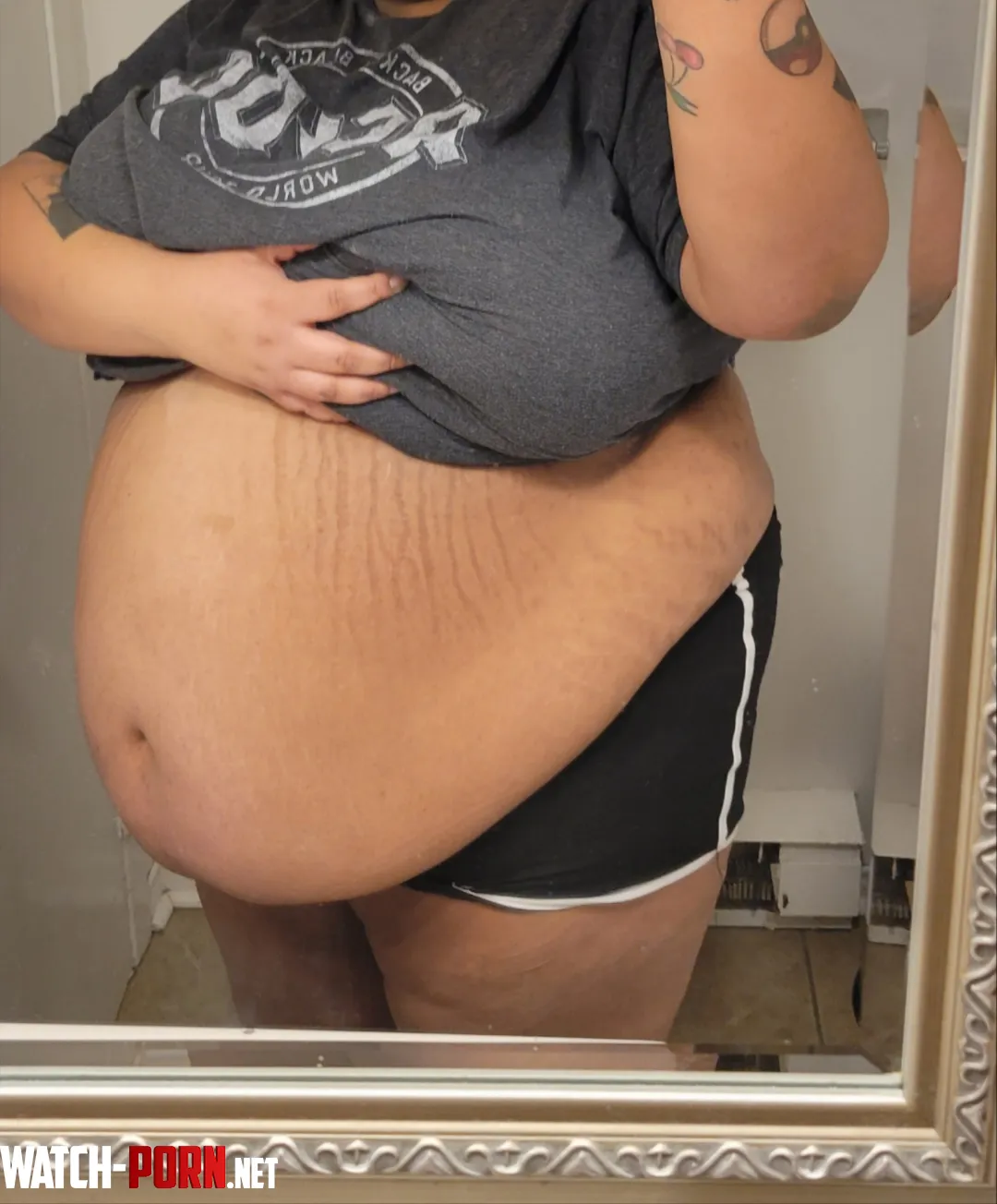 Stuffed belly   by thiccfatcat