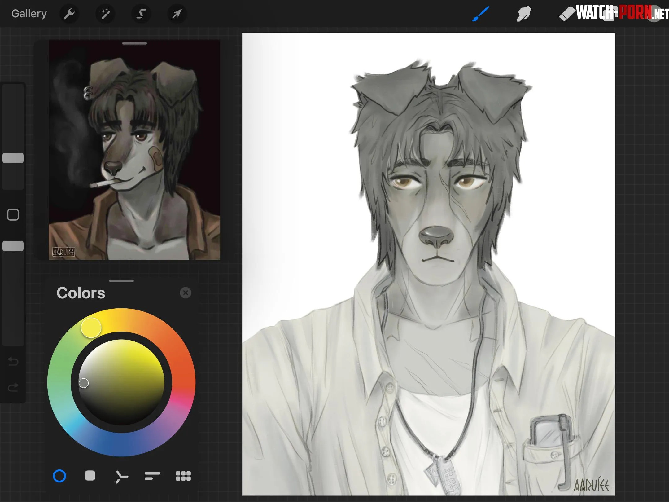 WIP for today by Aaruiee