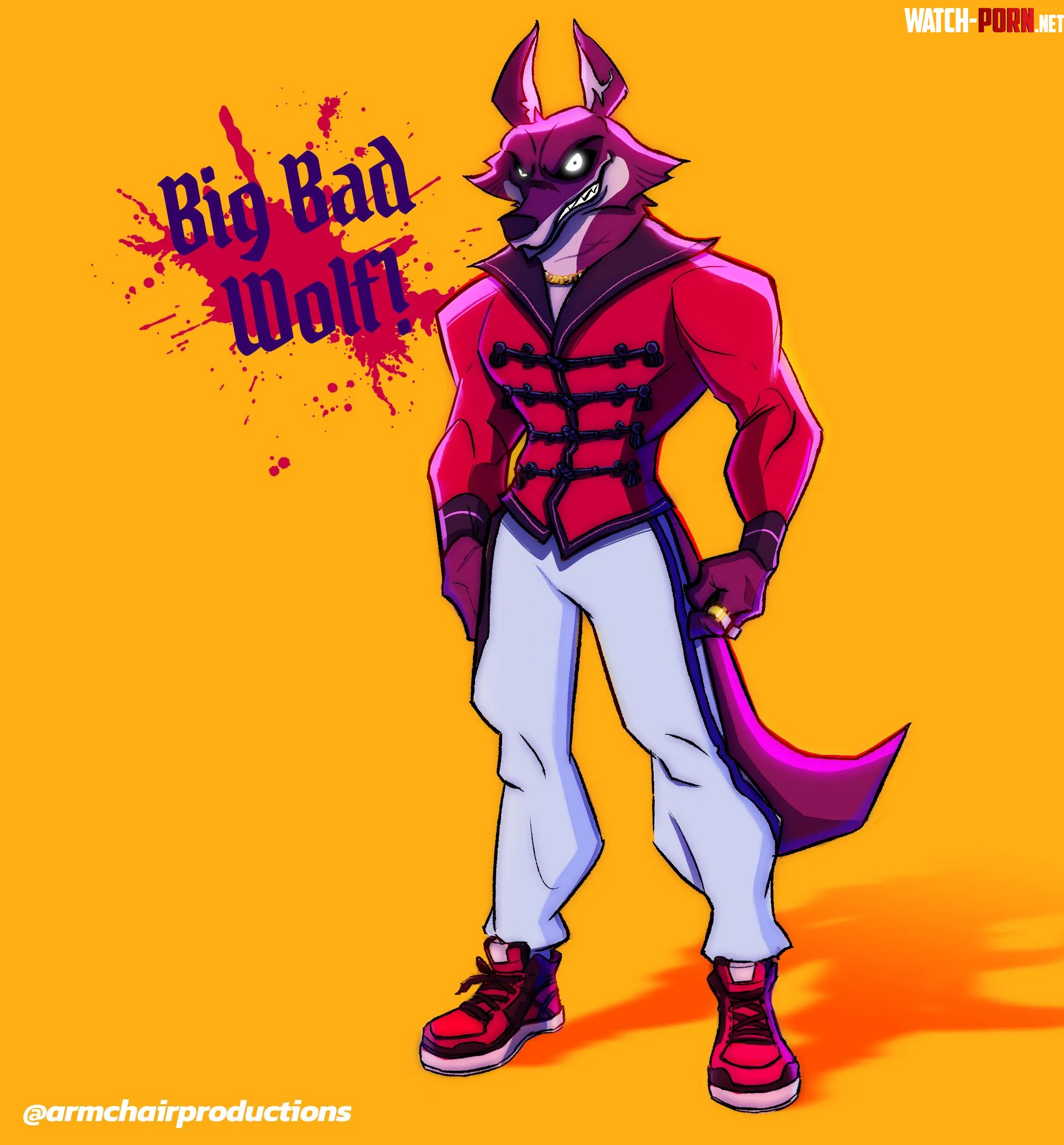 Big Bad Wolf design for new animation Can you help me name him by Stef_Armchair_Prod