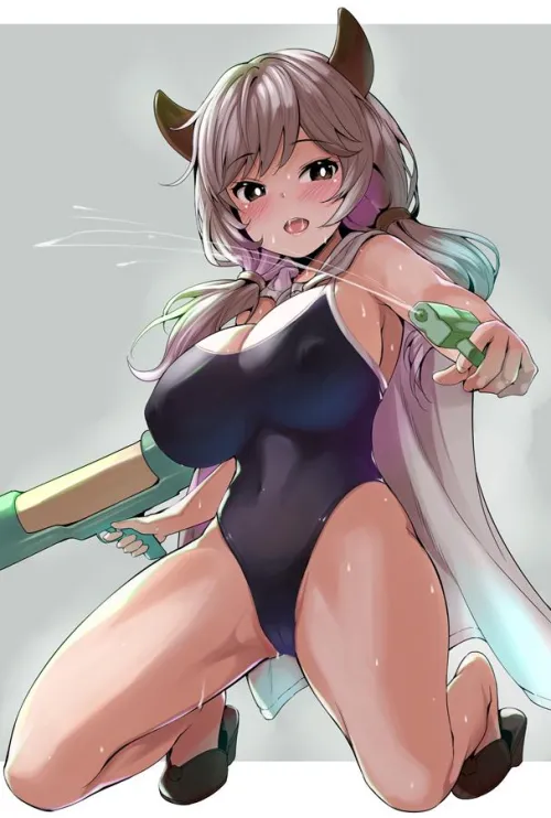 Thumbnail Ecchi_Neko Delivers Camieux in a School Swimsuit | Swimsuithentai