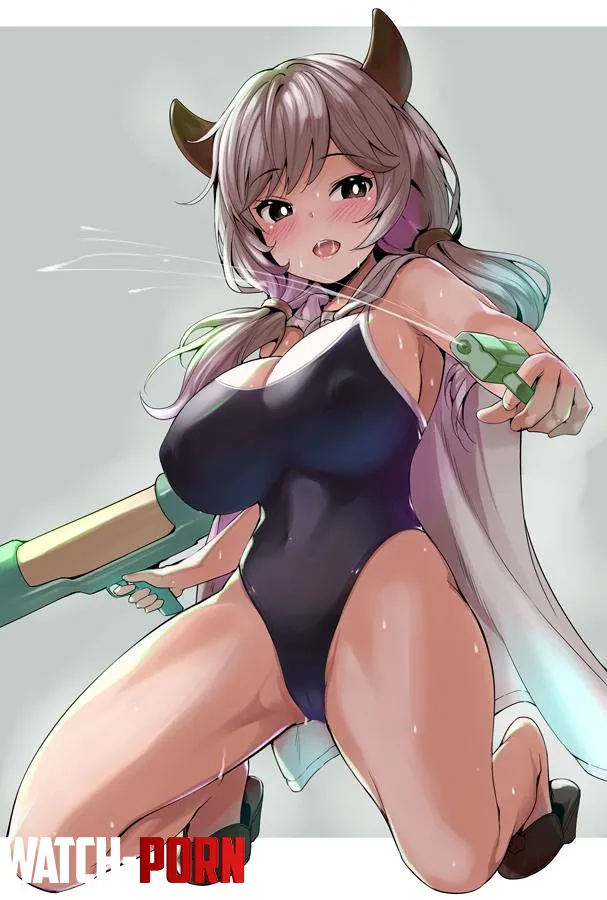 Camieux in a skimpy school swimsuit Granblue Fantasy Amasora Taichi by ecchi_neko