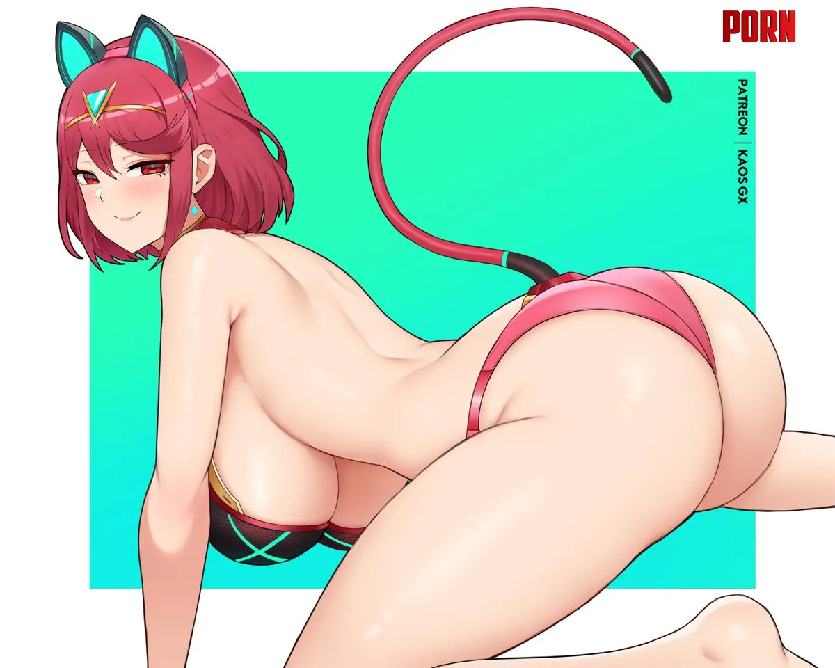 Catgirl Pyra Kaos GX Xenoblade by A_MASSIVE_PERVERT
