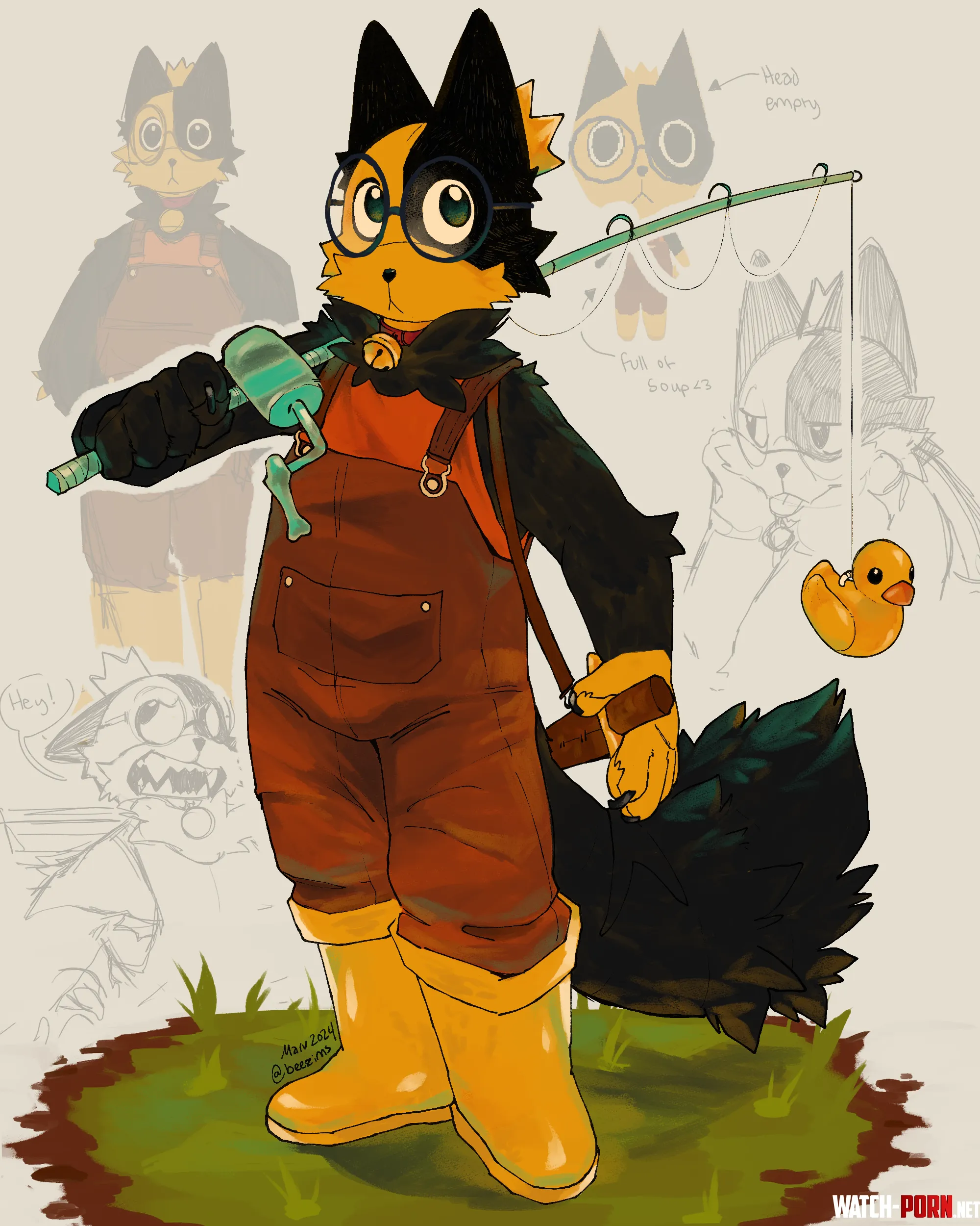 I drew my webfisher 3 by Marvicore