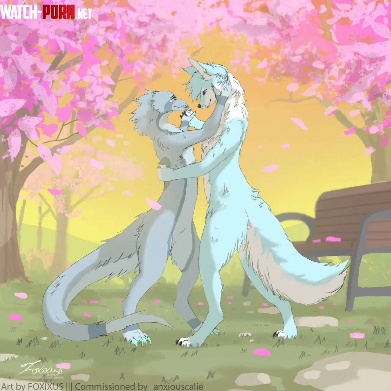 Dance art by Foxixus by Bonkers_Reee