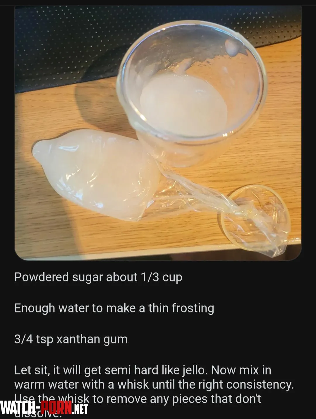 Edible fake cum recipe by vice-name