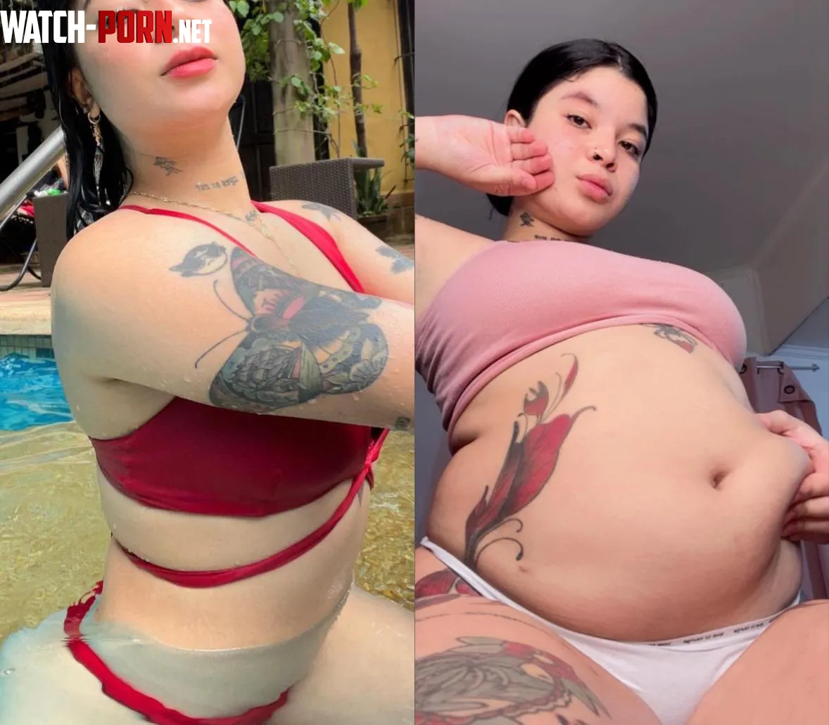 Before and after gain  by Litlebaby21