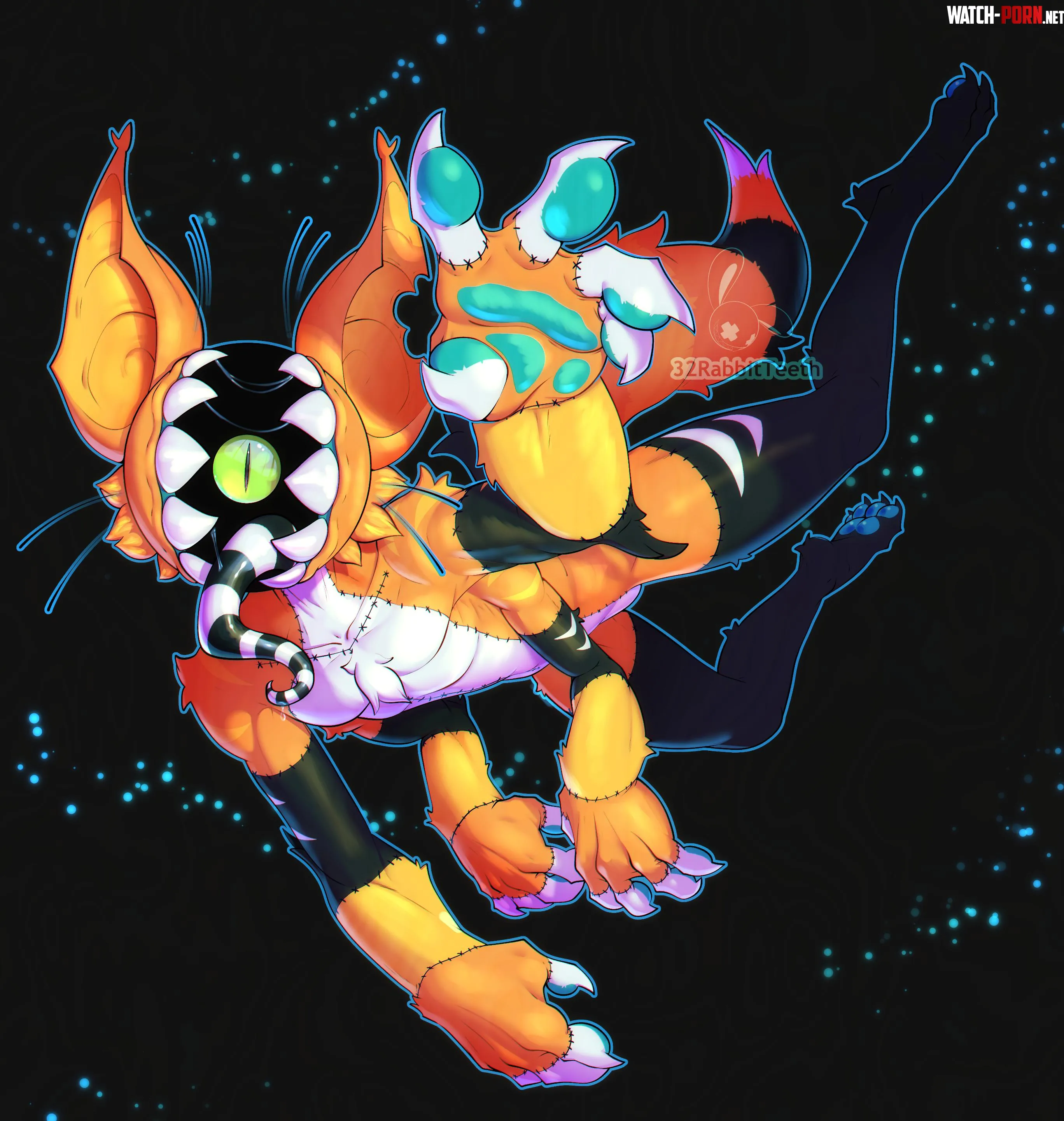 I think he wants ur teeth OC by 32RabbitTeeth