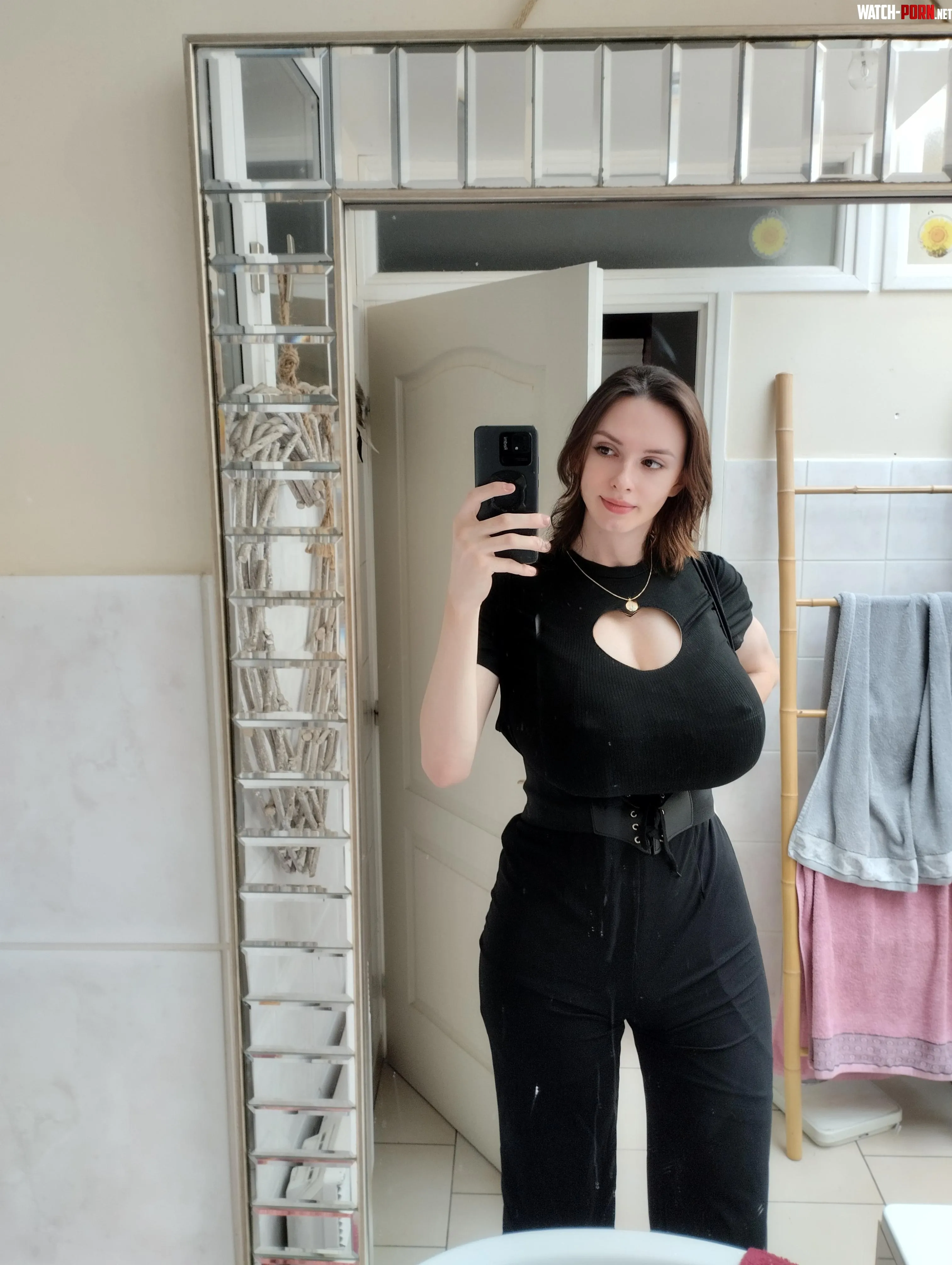 Loved this outfit but I tore it cause my ass is too big I guess  by Zoepcbh