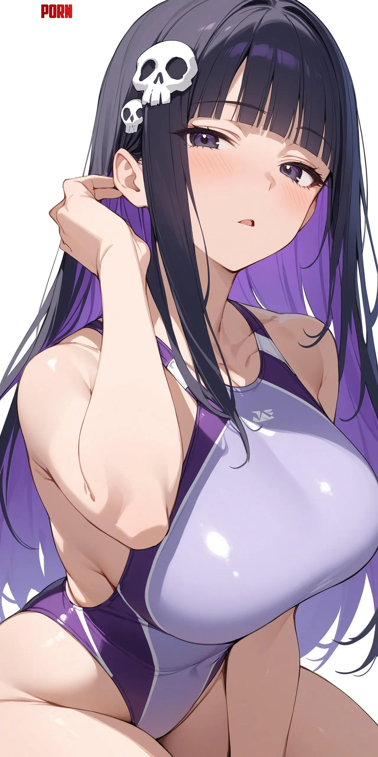 Swimsuit Goth Girl  by CheetahSperm18