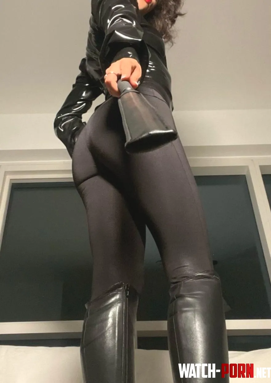I cant live without my leather boots by charmingbaddie